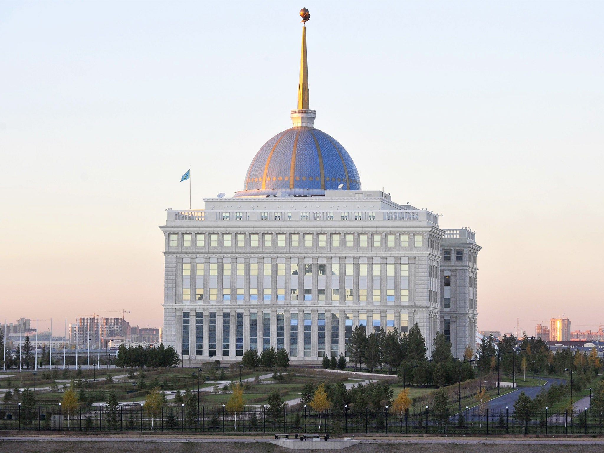 The Ak Orda Presidential Palace in Kazakhstan's capital Astana (Getty)