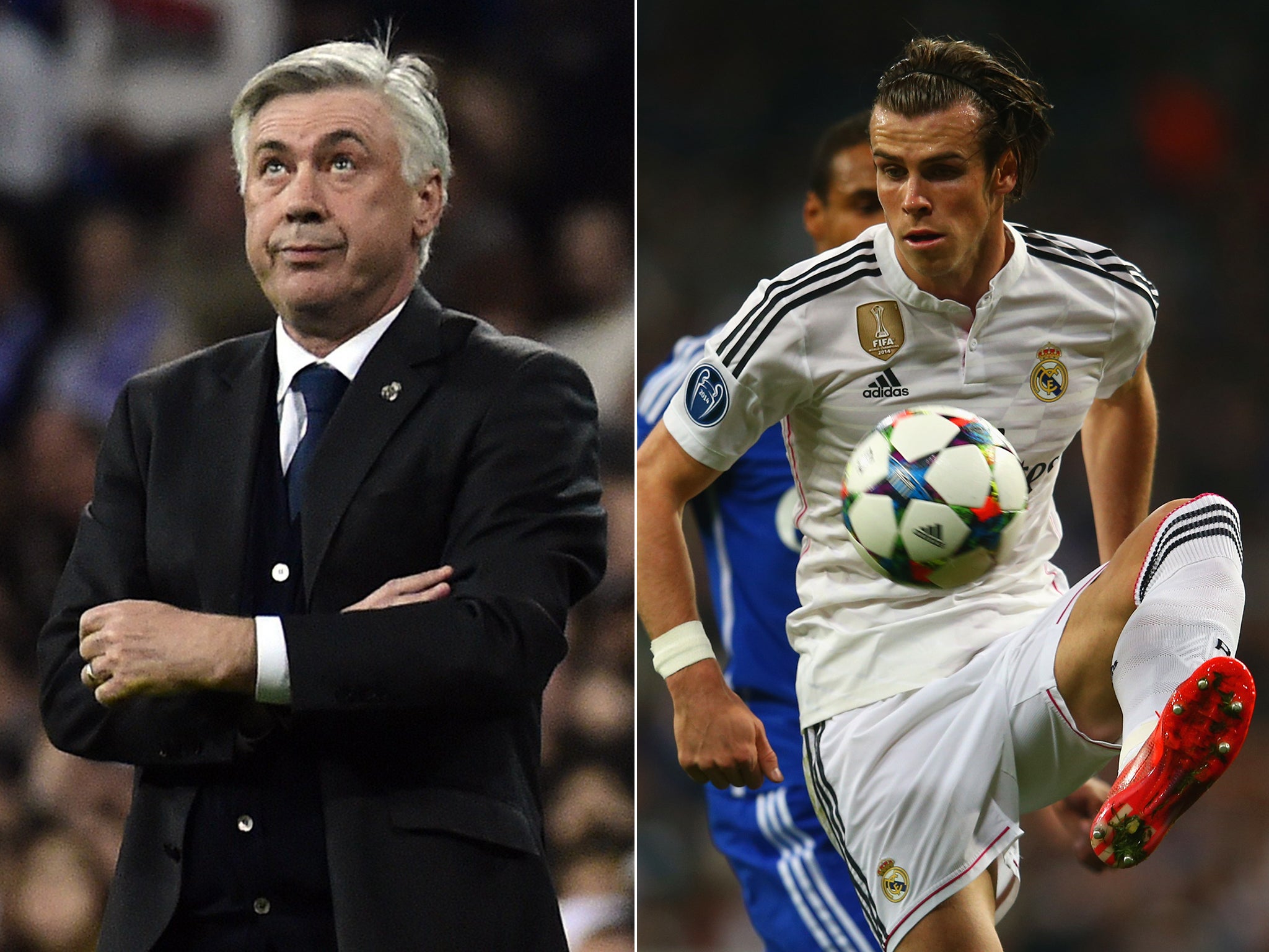 Carlo Ancelotti and Gareth Bale