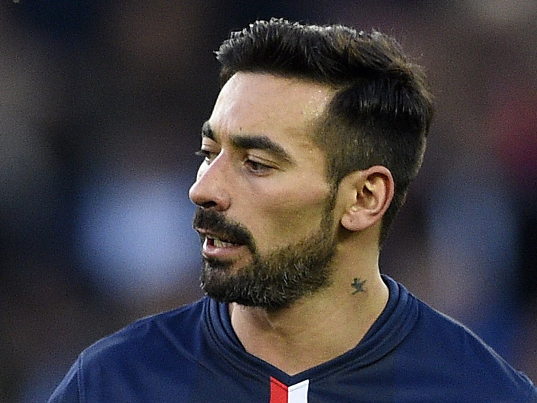 Paris Saint-Germain forward Ezequiel Lavezzi