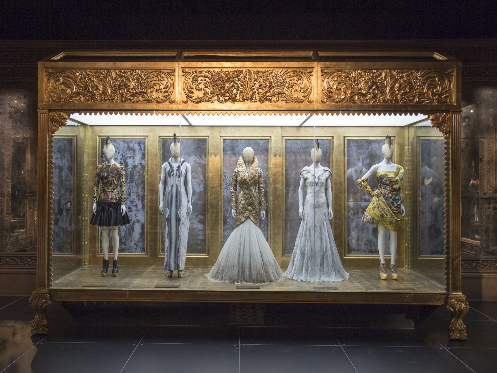 Installation view of Romantic Gothic