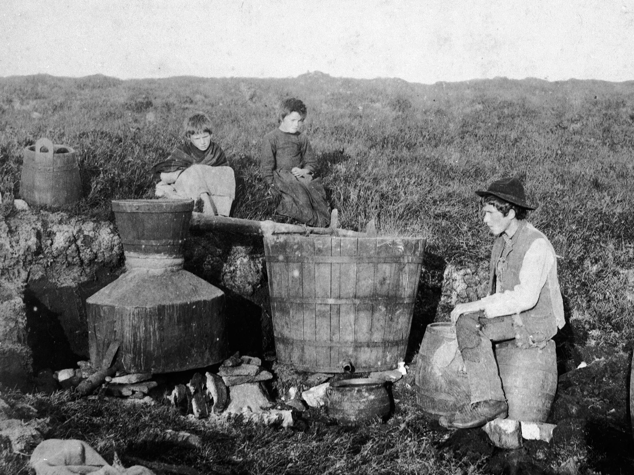 A 19th-century Irish poteen still (Getty Images)