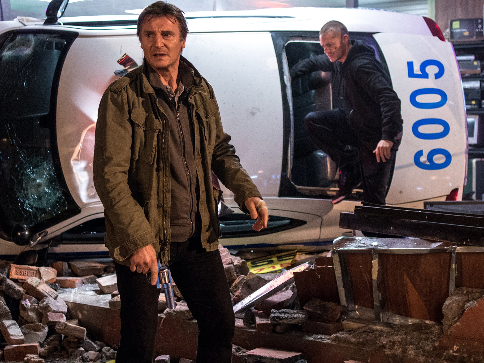 Liam Neeson is a Brooklyn mobster in 'Run All Night' (Warner Bros)