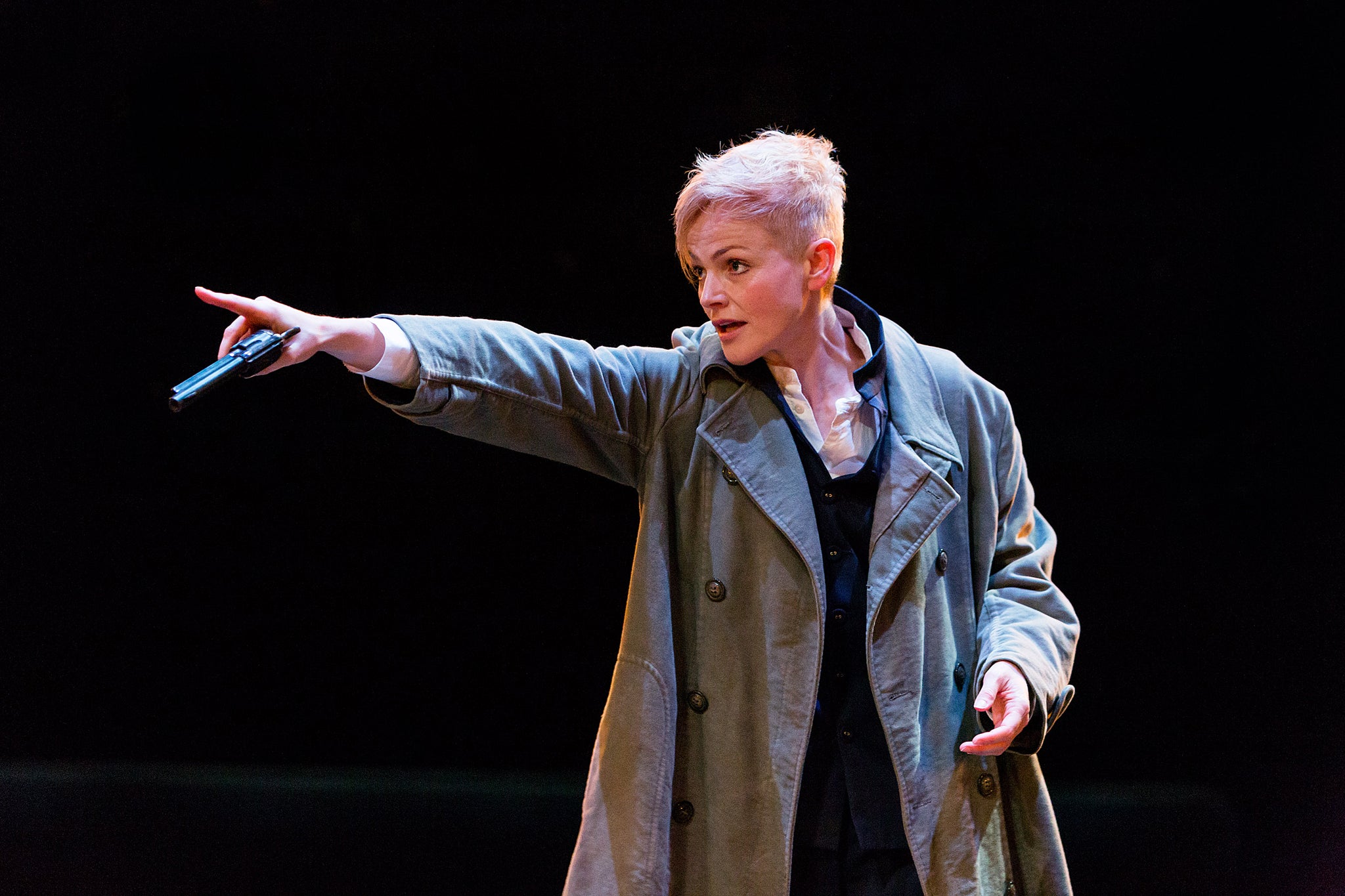 Maxine Peake as Hamlet at the Royal Exchange Theatre