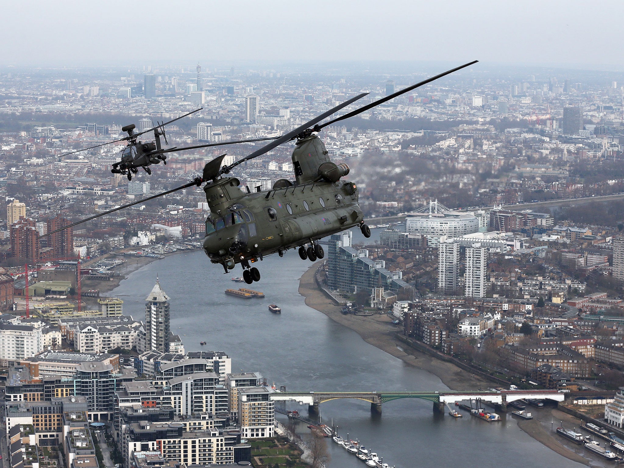 There are claims the aircrafts' powerful down-draughts could damage homes in Nepal