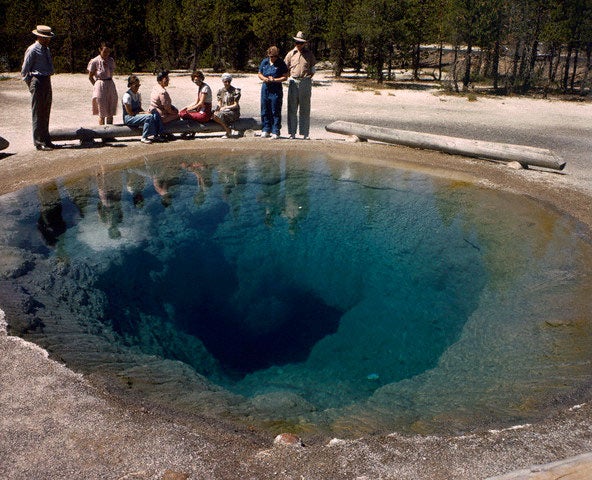 A retouched image of the pool from 1940