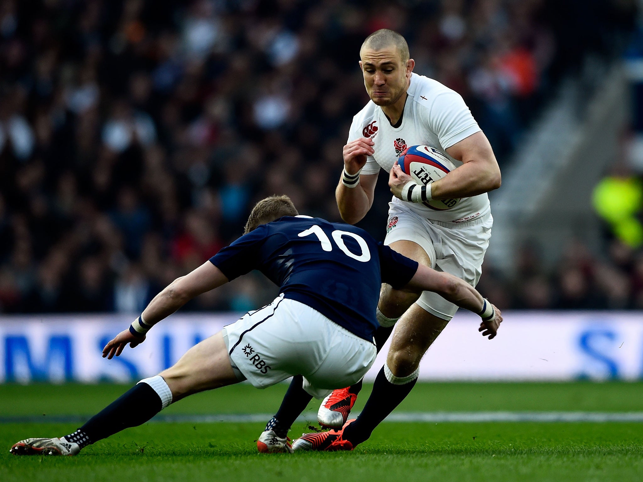 Busy game, his best for a while, not least for his left-footed kicking option. Equalled Matt  Perry’s record as most-capped England full-back (36). 7/10