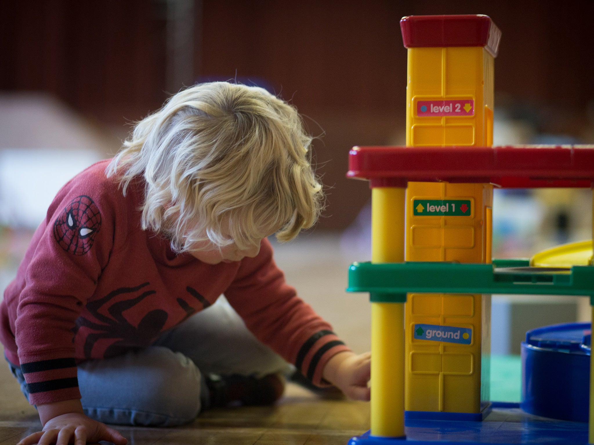 Portage visitors work with preschool children with special educational needs