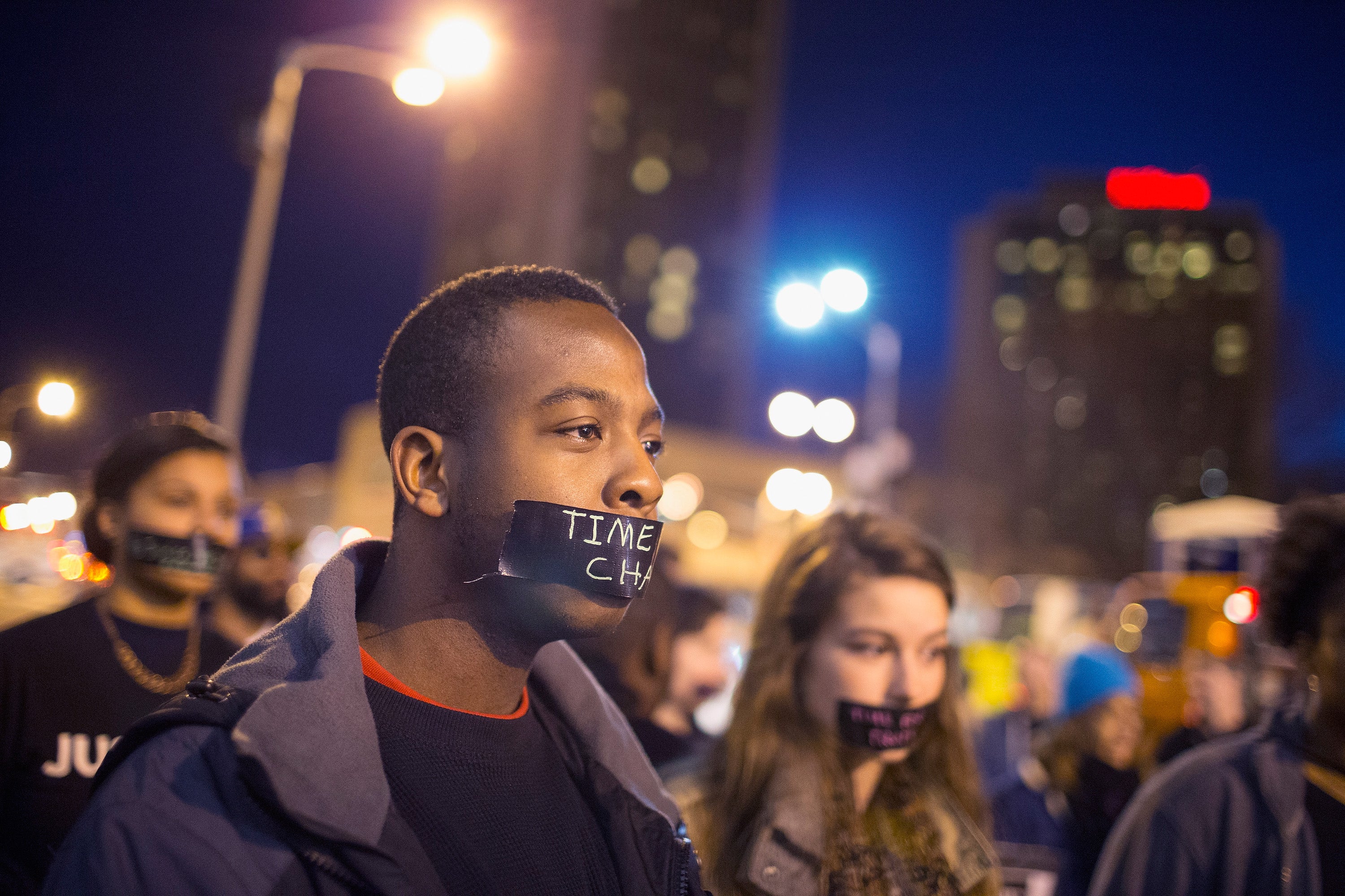 There have been widespread protests against the Ferguson police