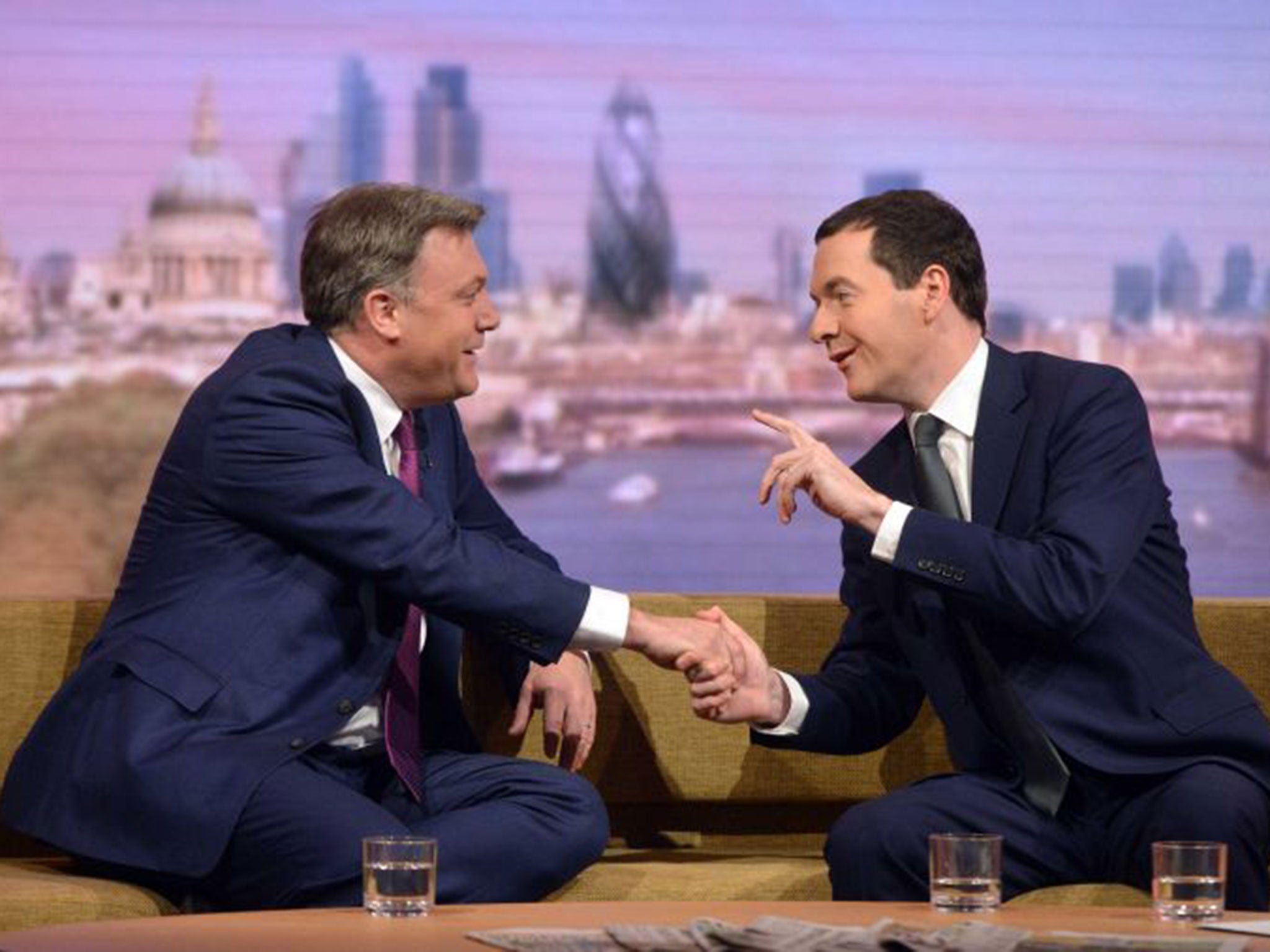 George Osborne agreed to a live TV debate proposed by Ed Balls