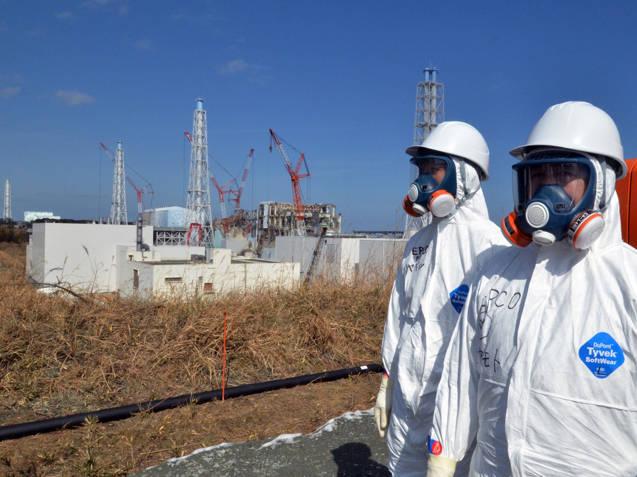 The stricken Fukushima nuclear plant