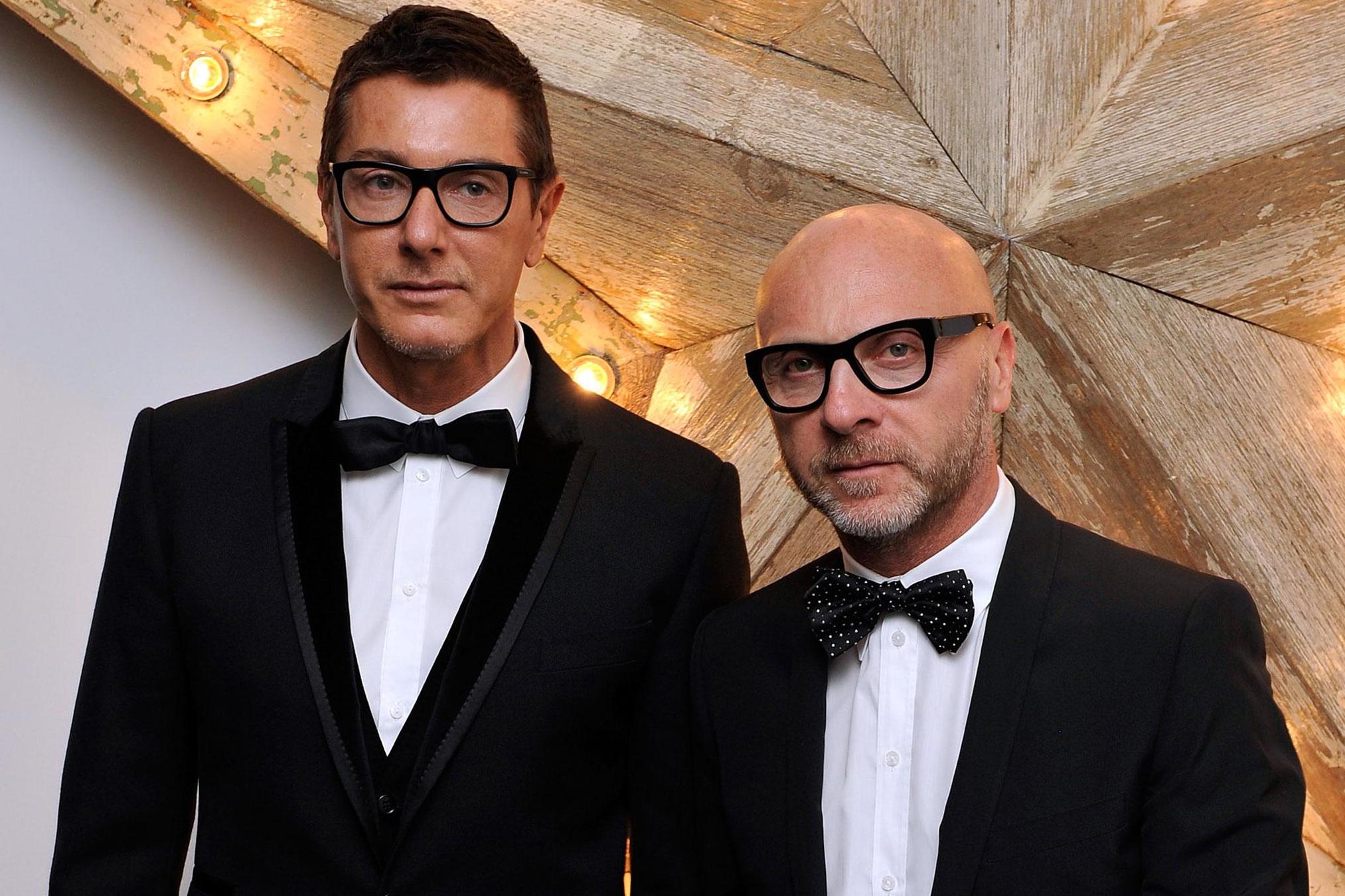 Gabbana (left) with business partner Domenico Dolce has been criticised for his ‘nasty attitude’ (Getty)