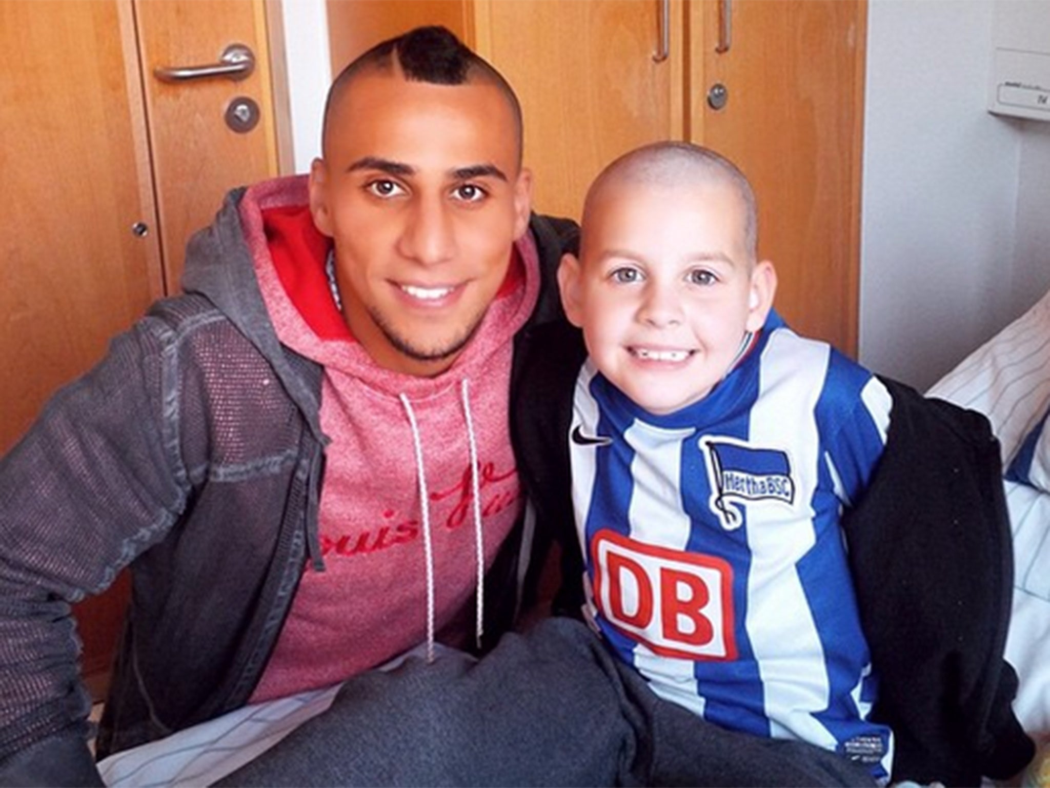 Anis Ben-Hatira with Jannick