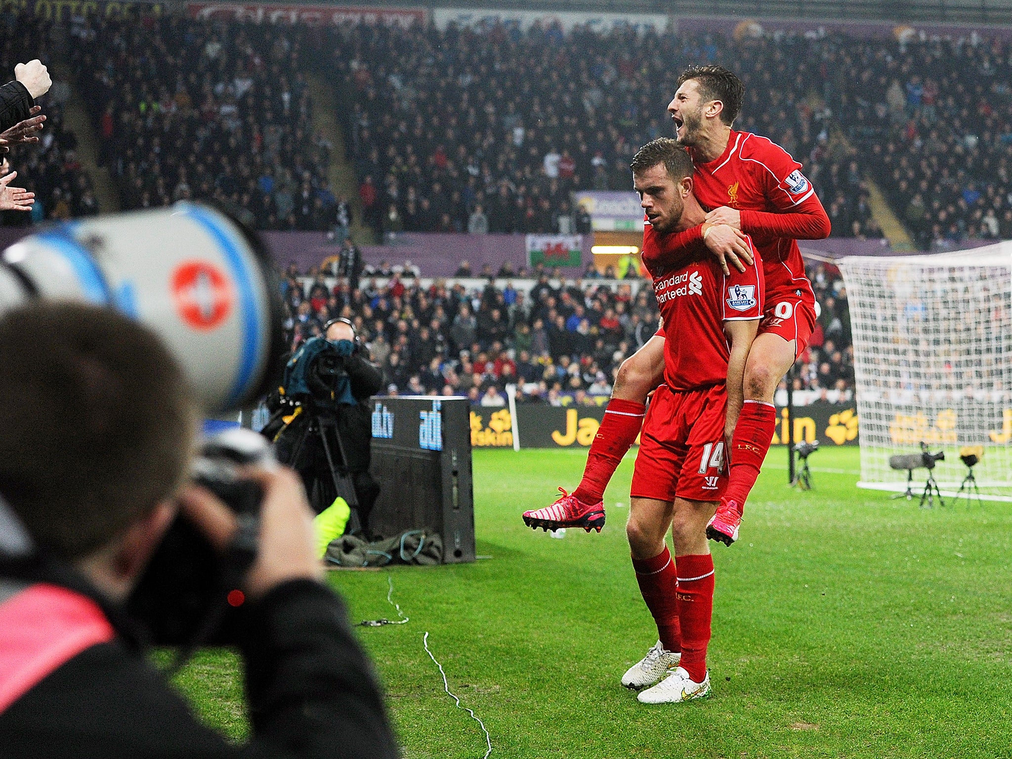 Henderson scored the winner in Monday's 1-0 win over Swansea