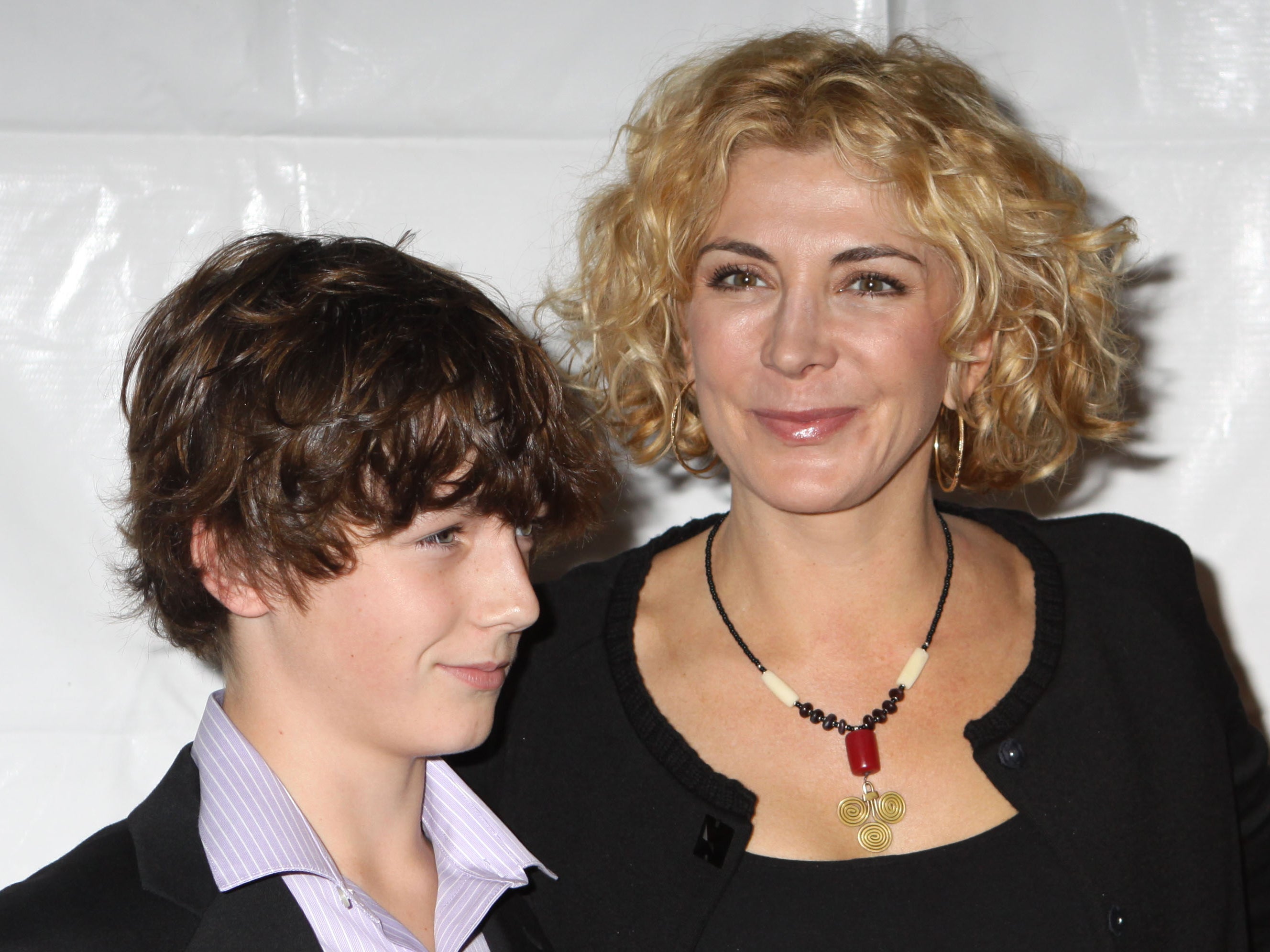 Natasha Richardson with Michael in 2008