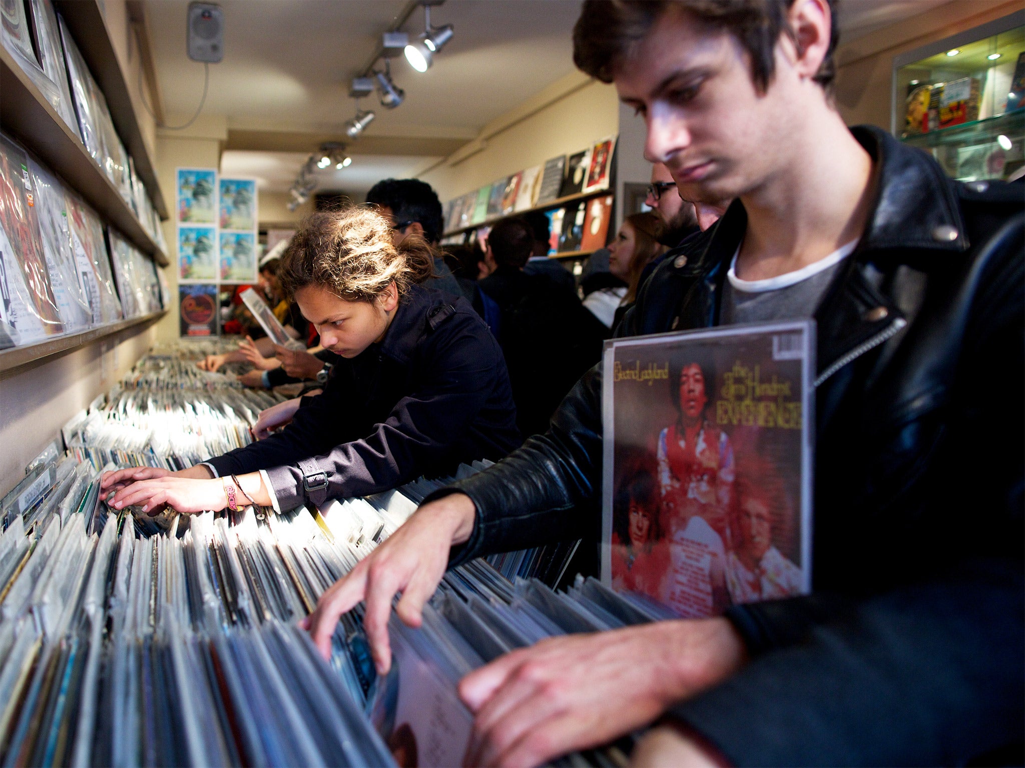 The popularity of vinyl has soared, with sales last year reaching an 18-year high