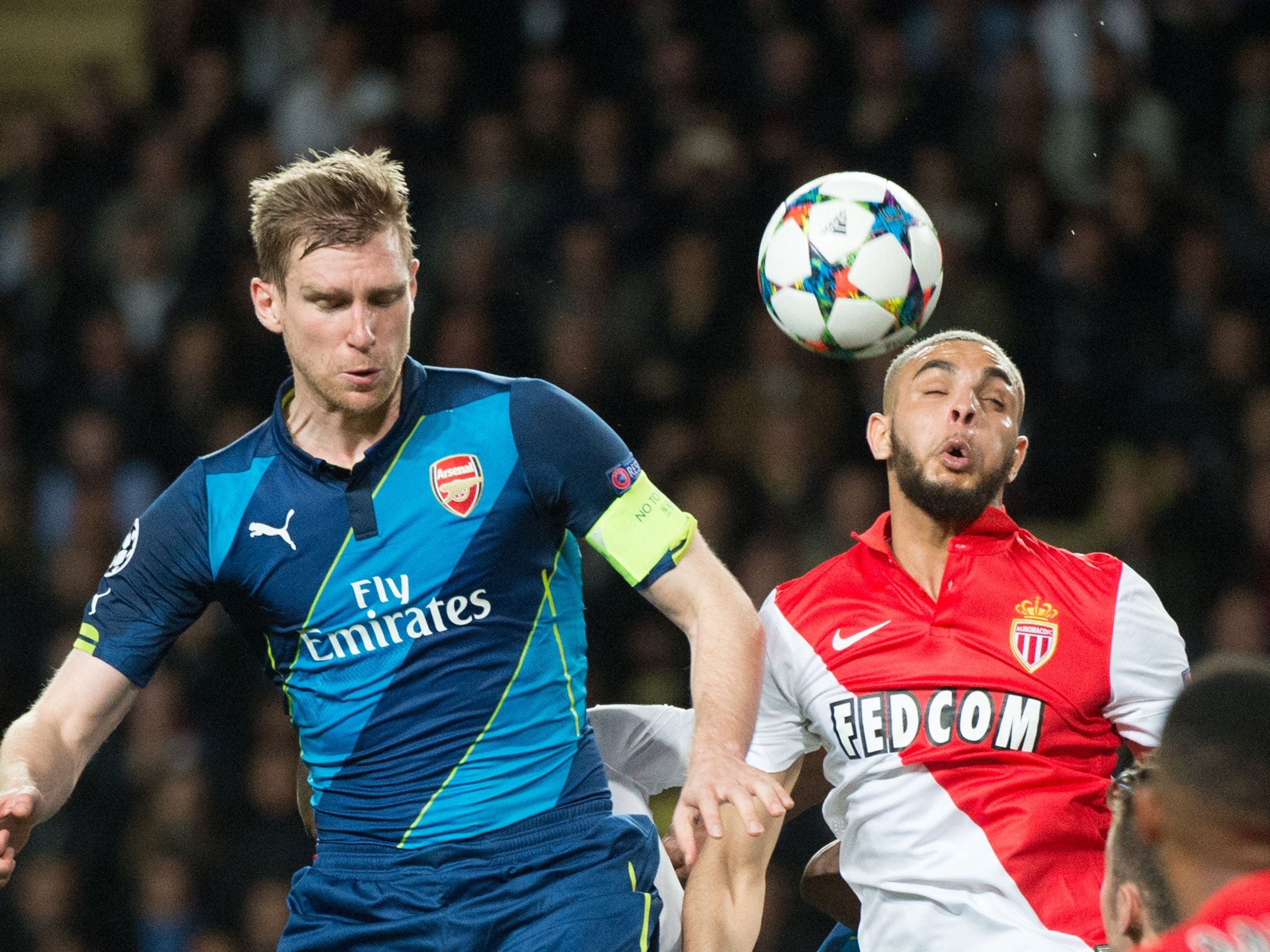 Per Metesacker competes for the ball