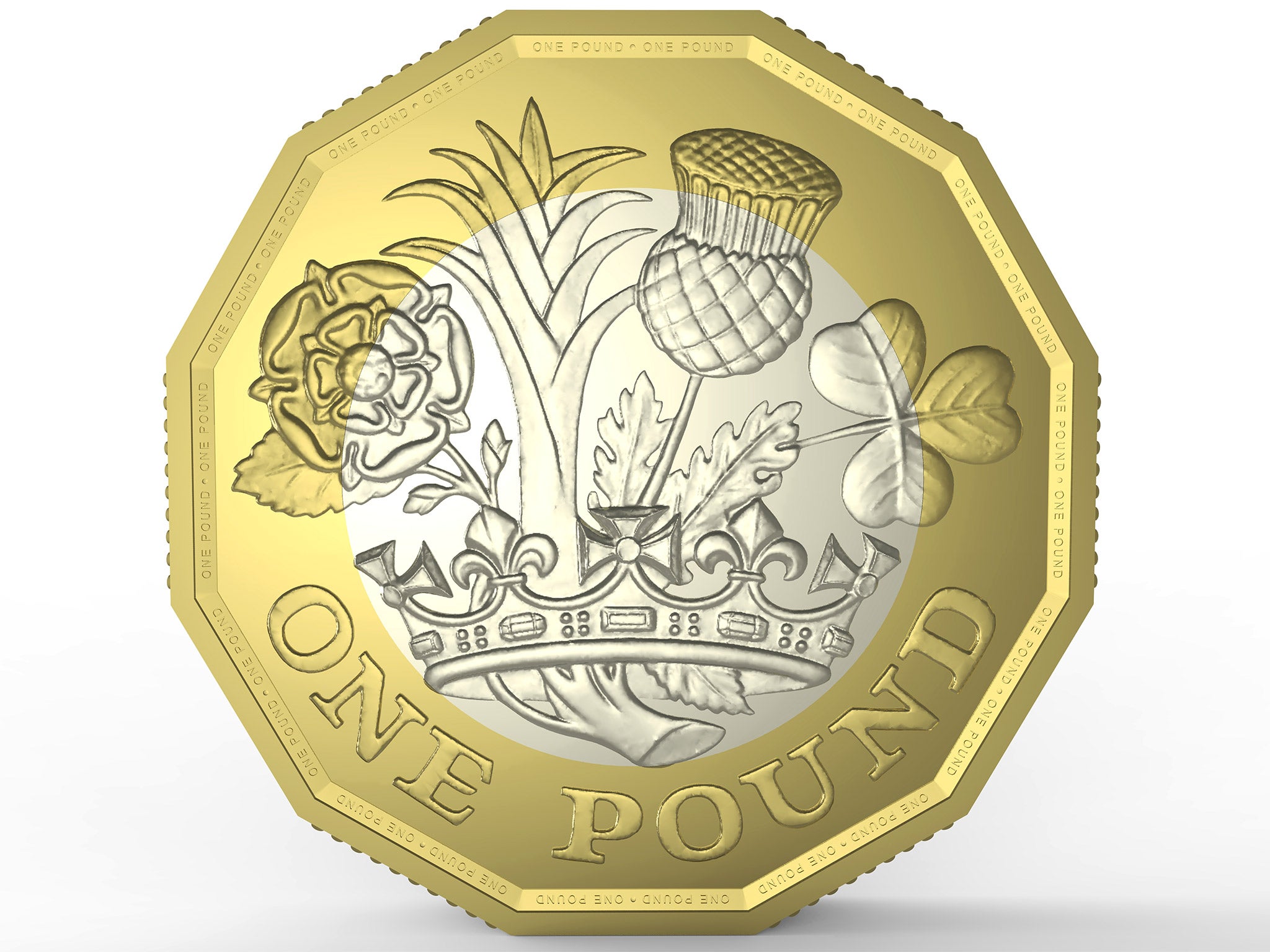 The tails side of the new coin was designed by 15-year-old competition-winner David Pearce, from Walsall