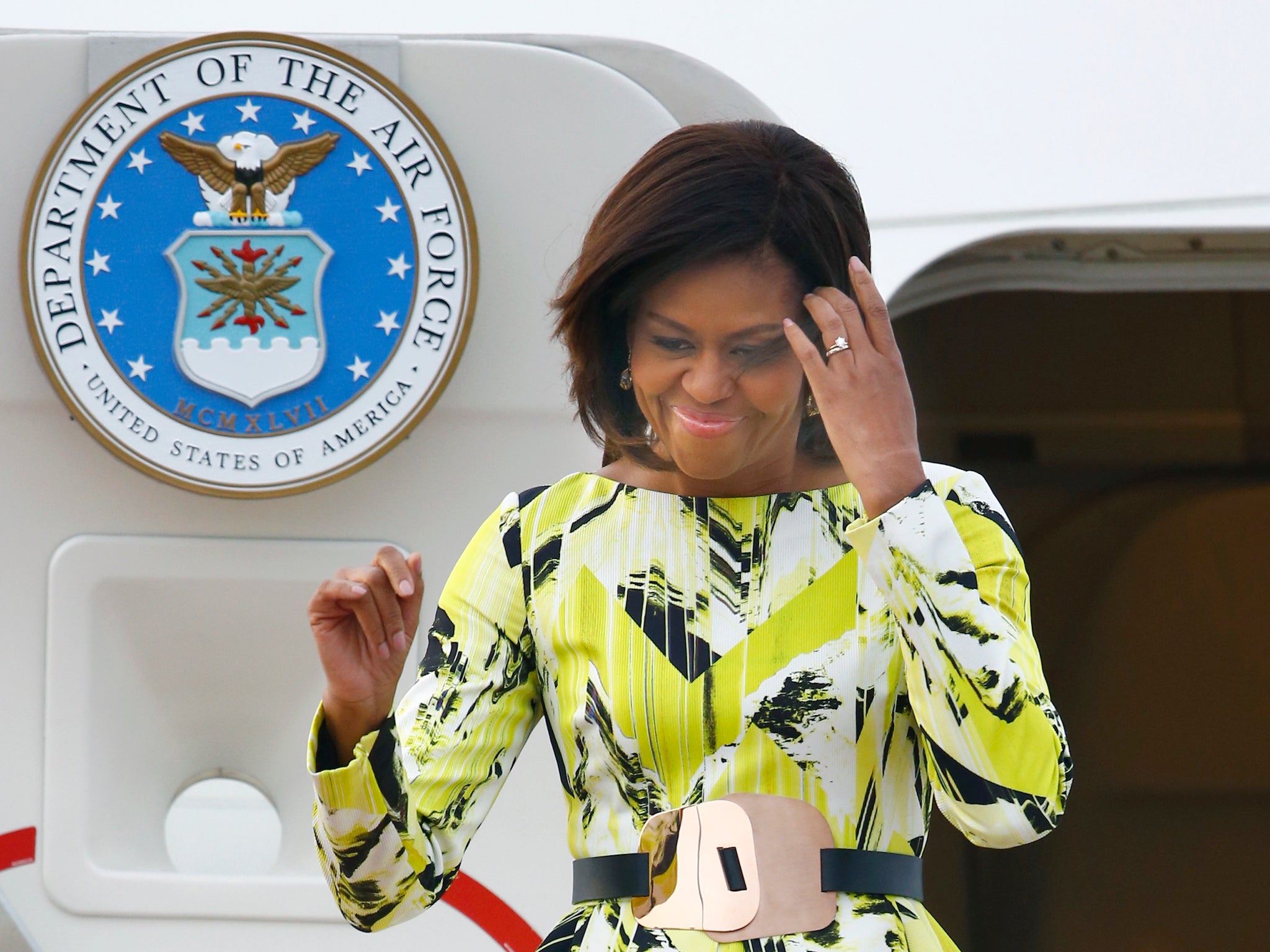 Michelle Obama has arrived in Japan as part of a trip to promote education