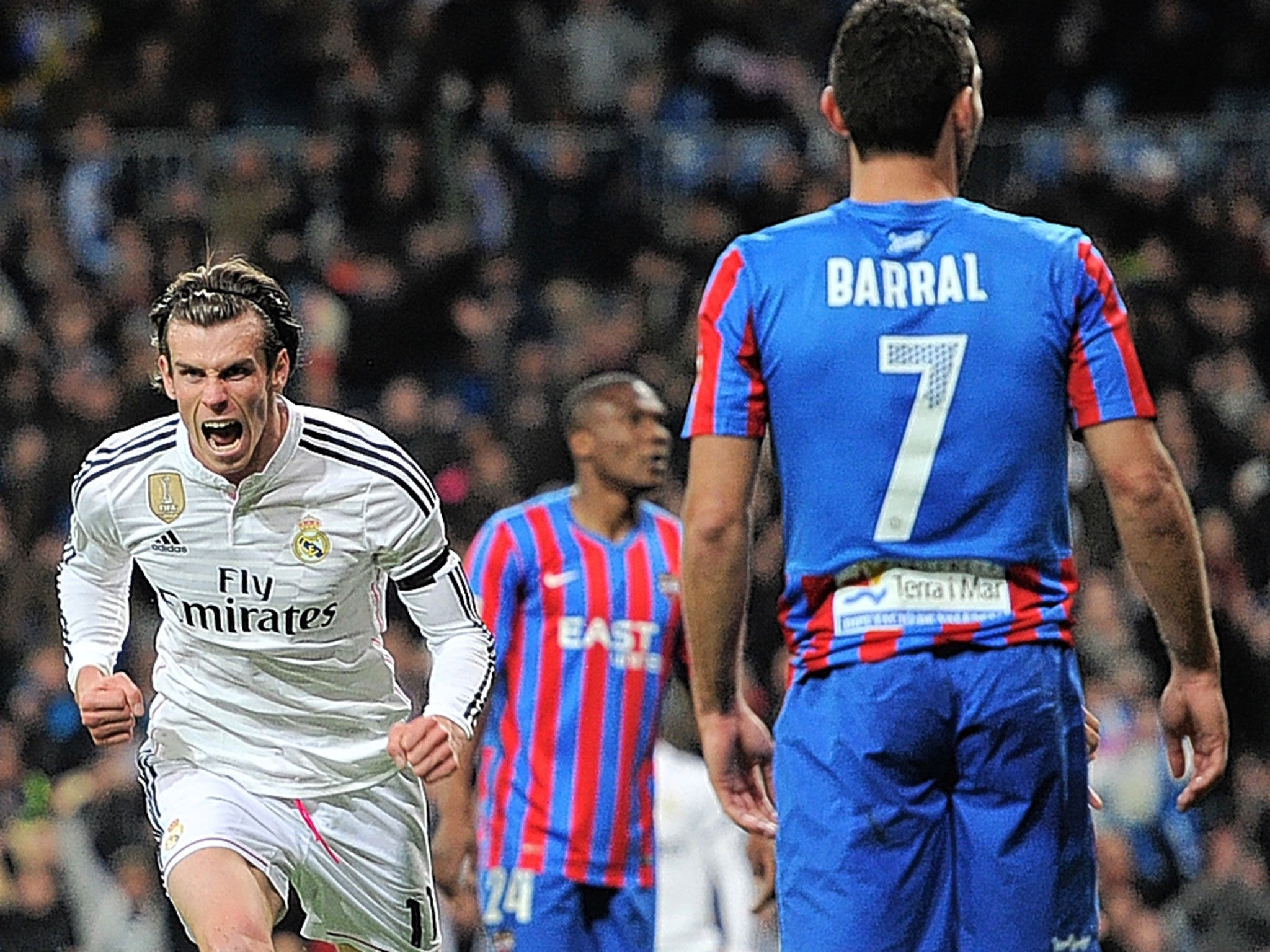 Gareth Bale gets back to goalscoring form for Real Madrid at Levante last weekend