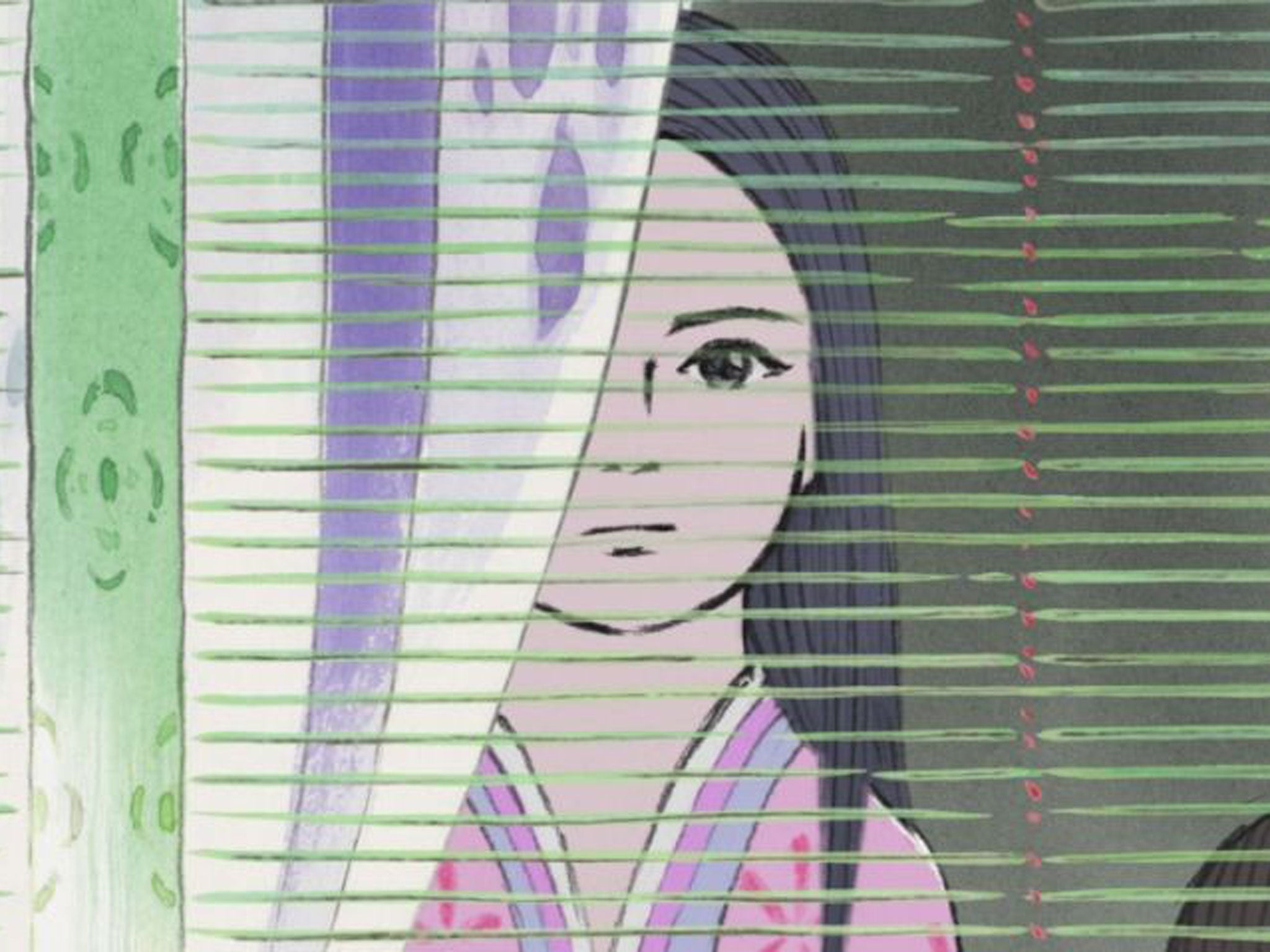 A cut above: Chloë Grace Moretz voices the Princess Kaguya