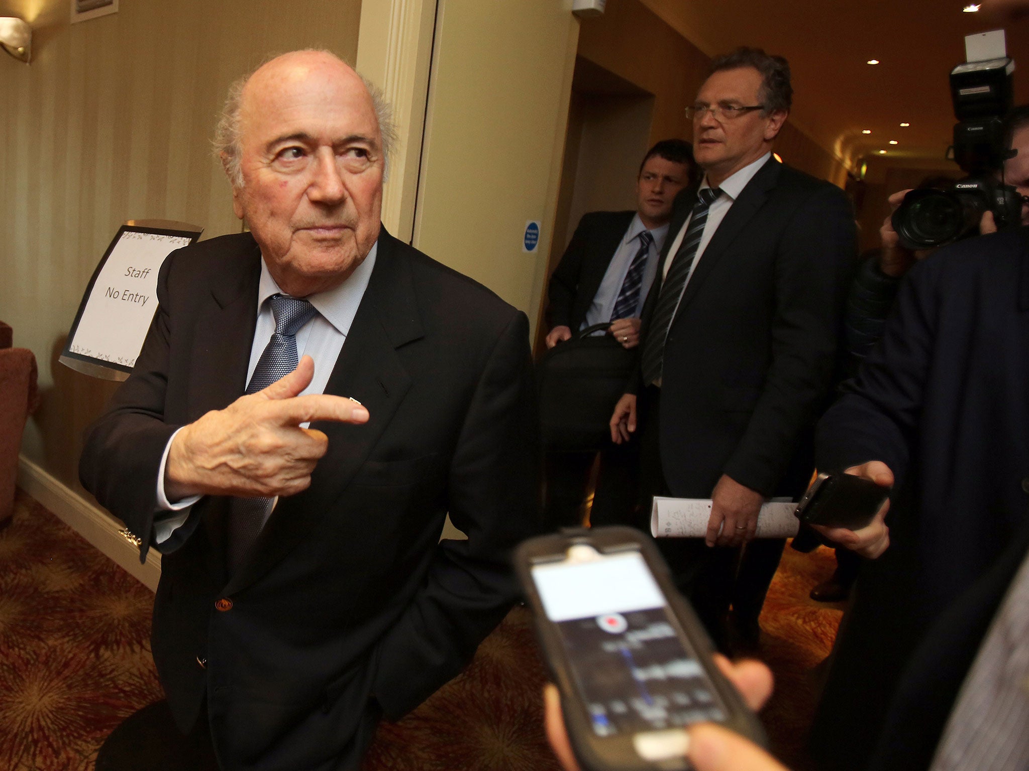 Fifa president Sepp Blatter