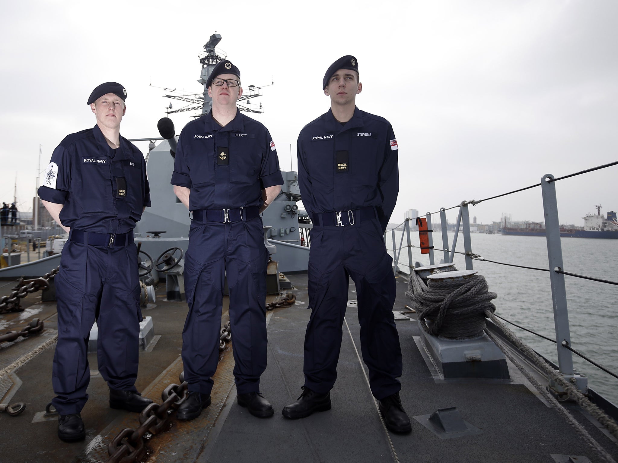 The Royal Navy's new uniform has been unveiled