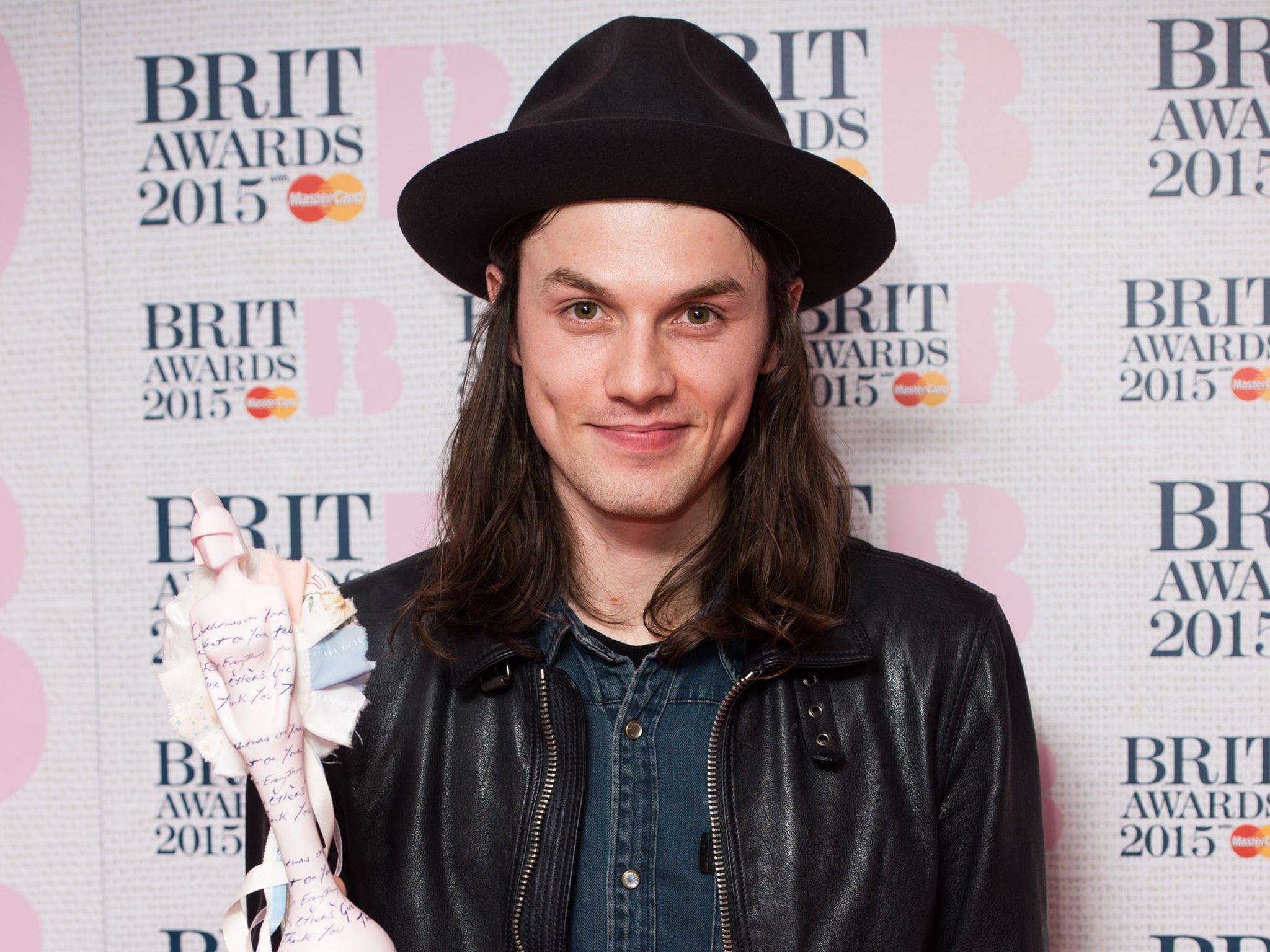 James Bay at this year's Brit Awards