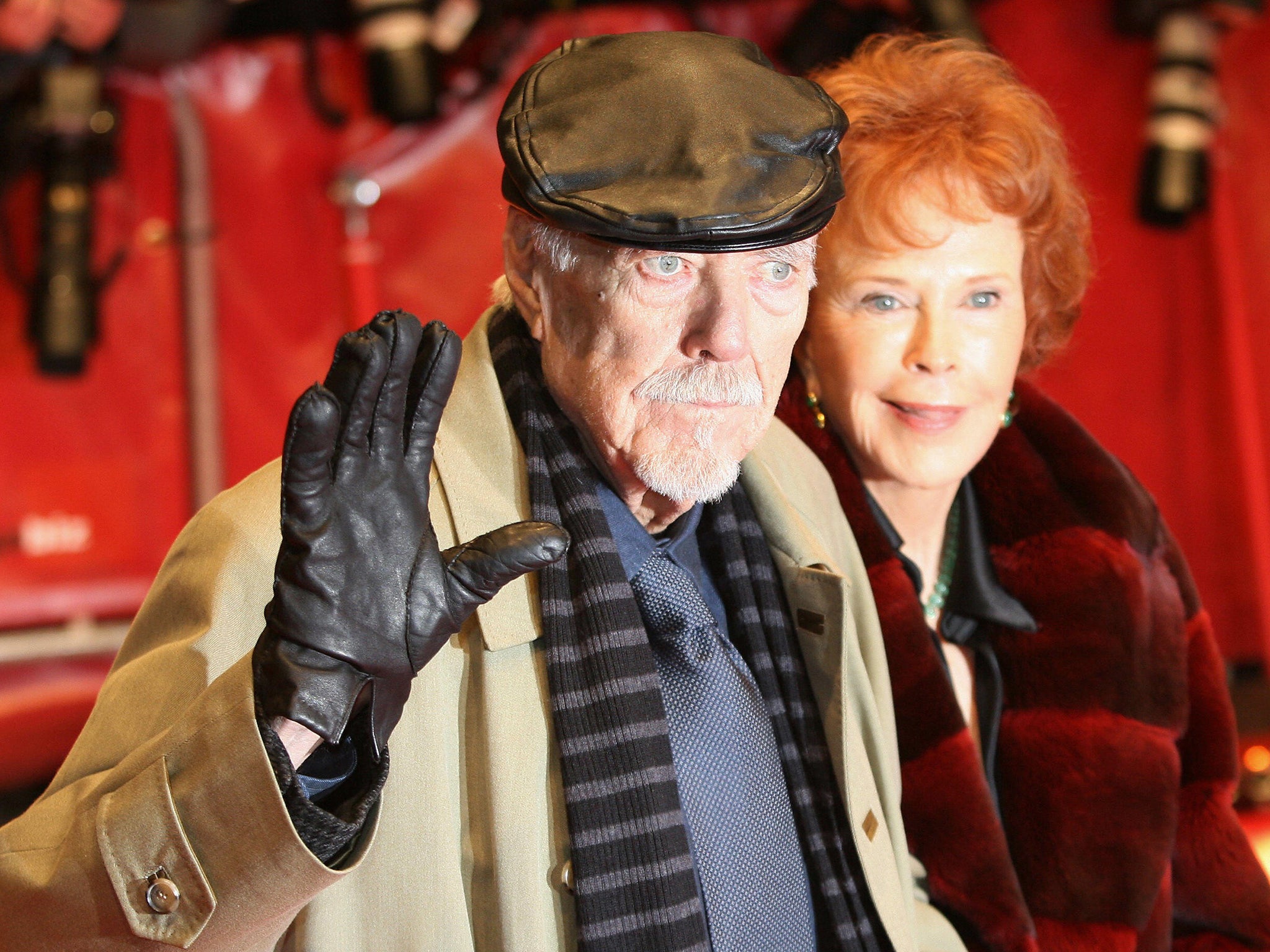 The player: Robert Altman with wife Kathryn Reed at the 2006 Berlin Film Festival