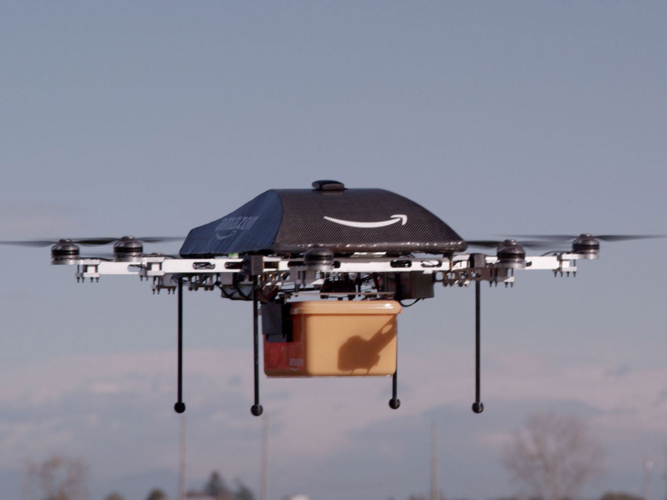 Amazon says drones will deliver items within an hour of orders