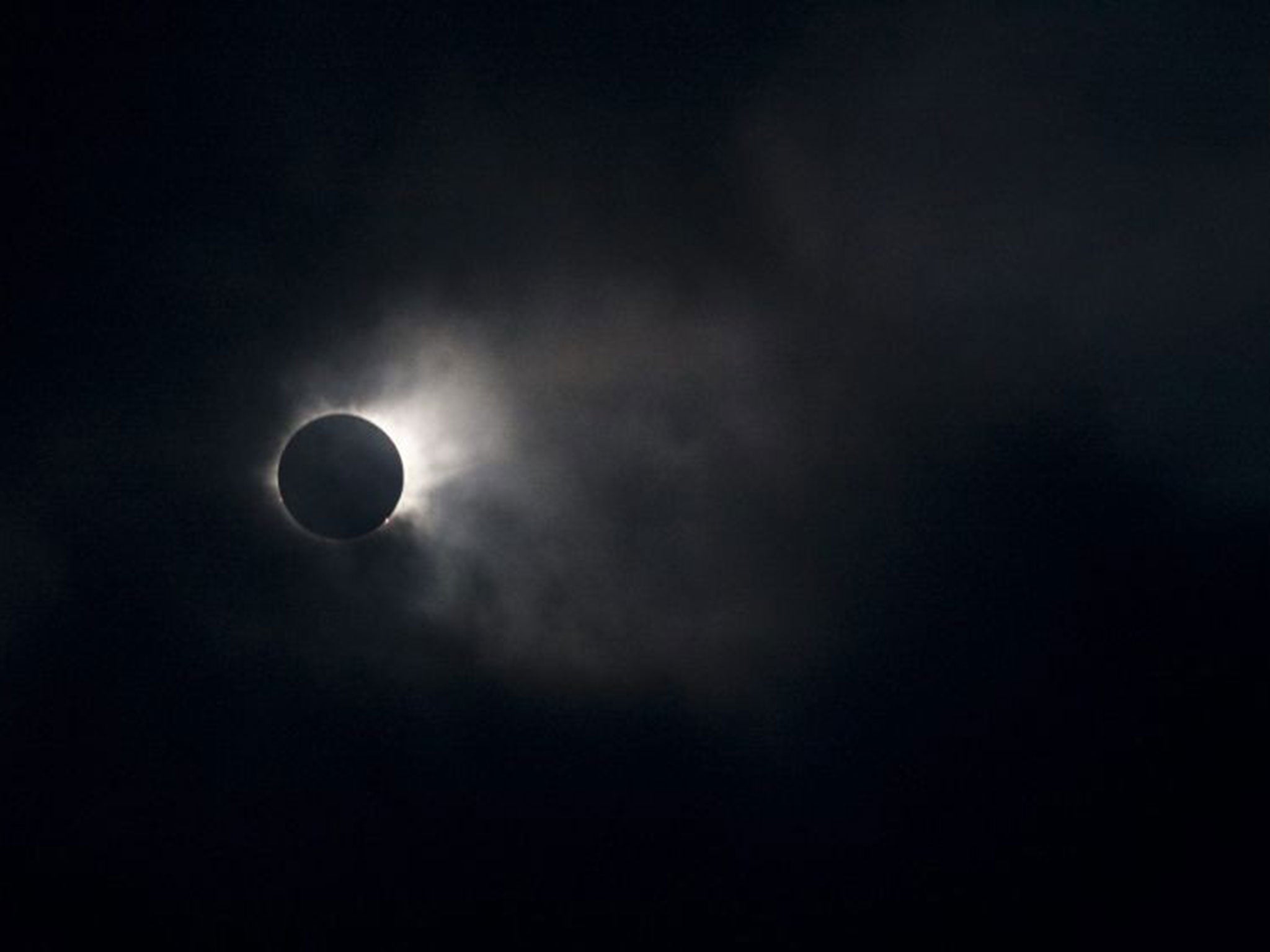 The total solar eclipse over the Faroe Islands on 20 March, 2015