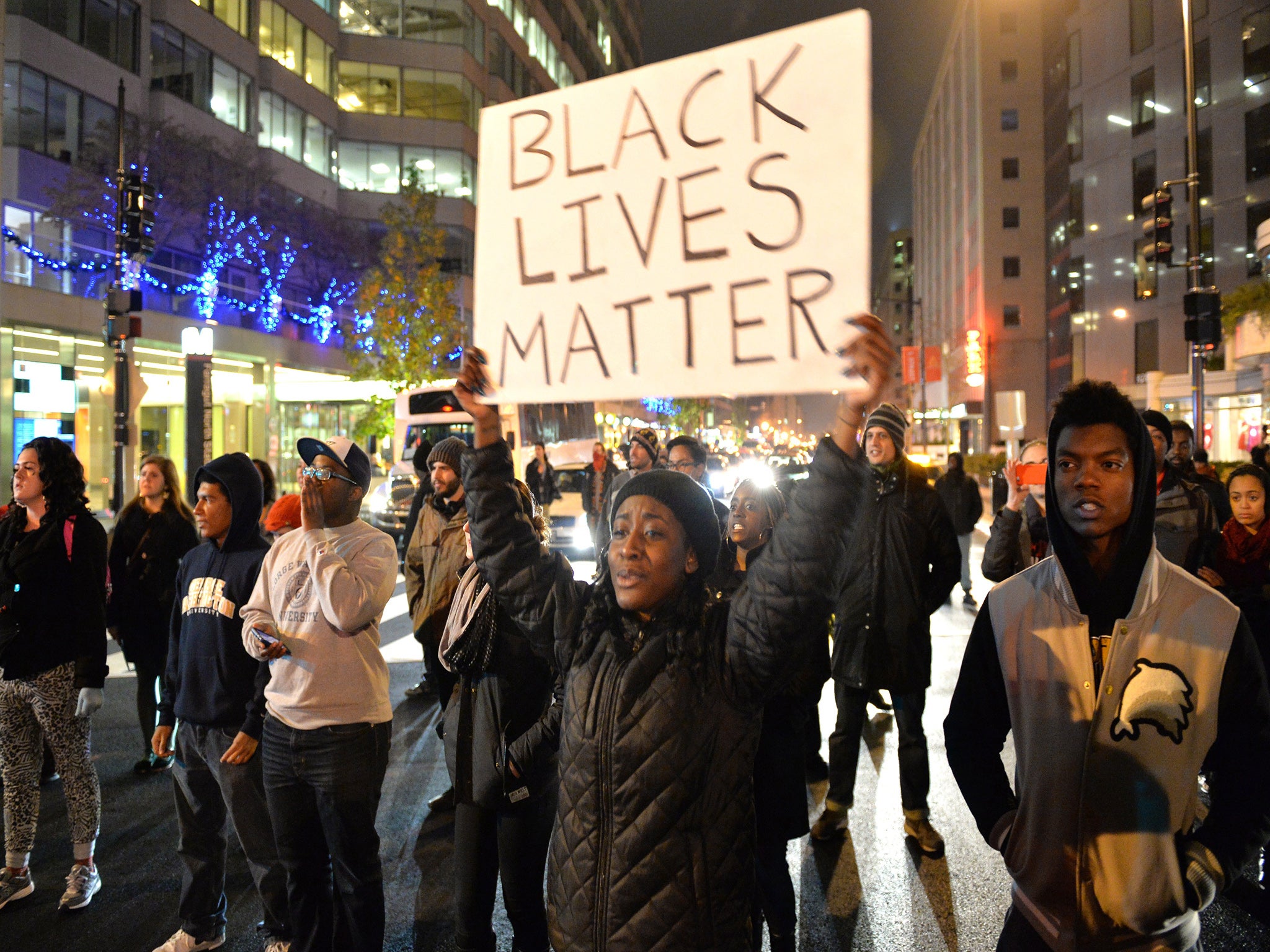 &#13;
The death of Mr Garner, the decision not to charge those involved in his death, sparked widespread protests &#13;