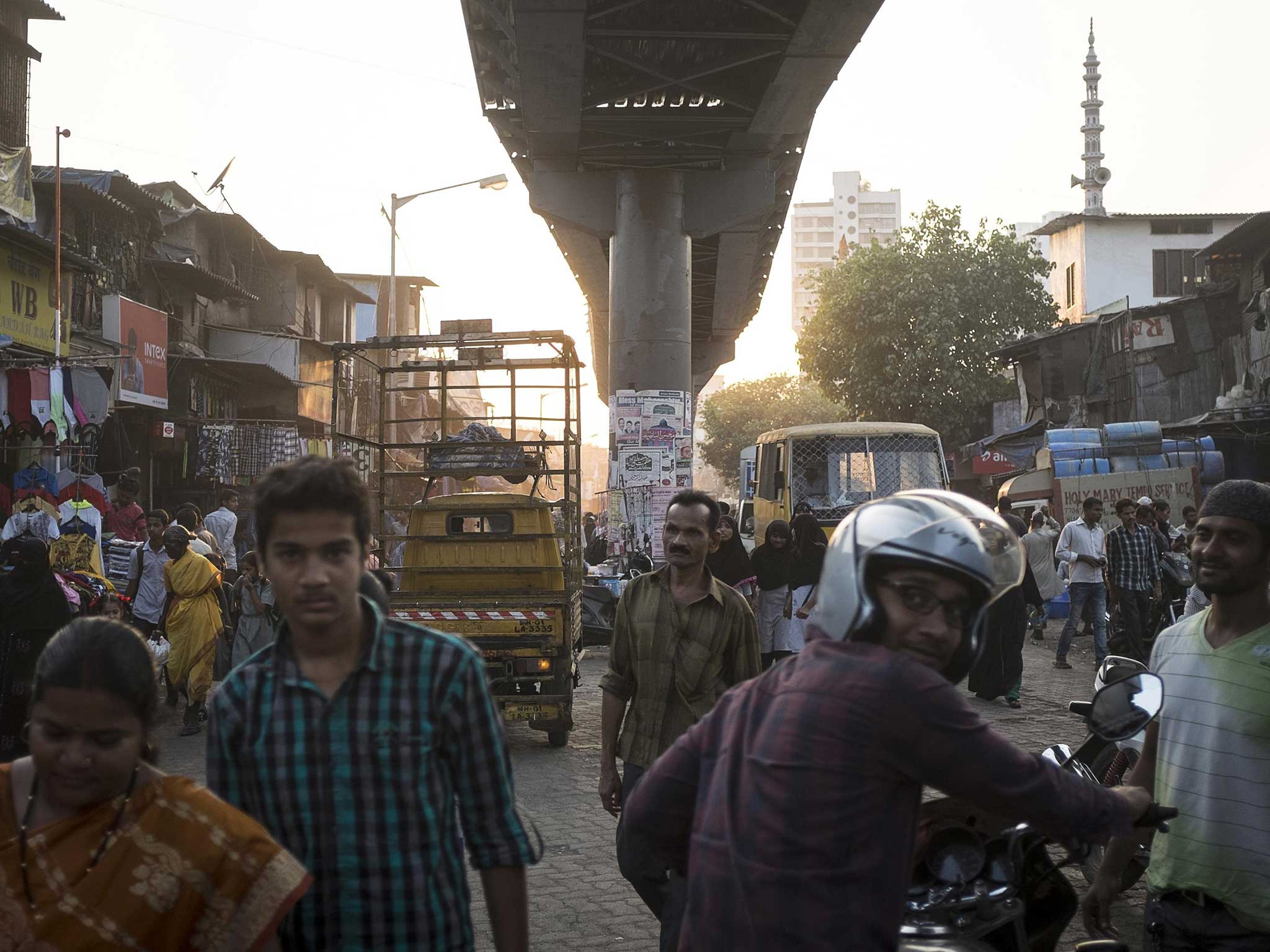 A college student took on her sexual assailant and won in southern India (stock image, Mumbai)