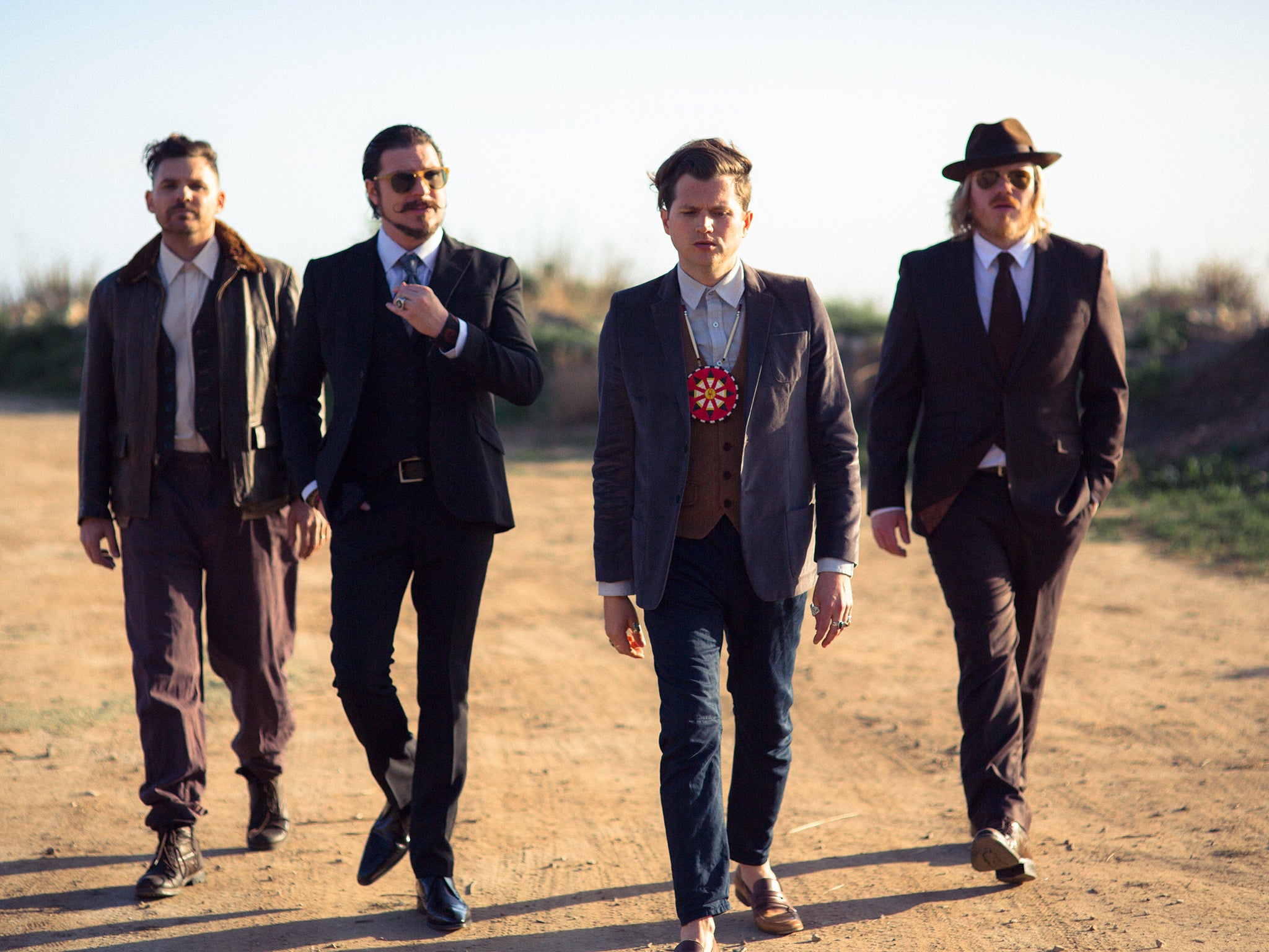 Californian blues-rockers Rival Sons include a devout Christian and a Hare Krishna priest. From left: Michael Miley, Scott Holiday, Jay Buchanan and Dave Beste