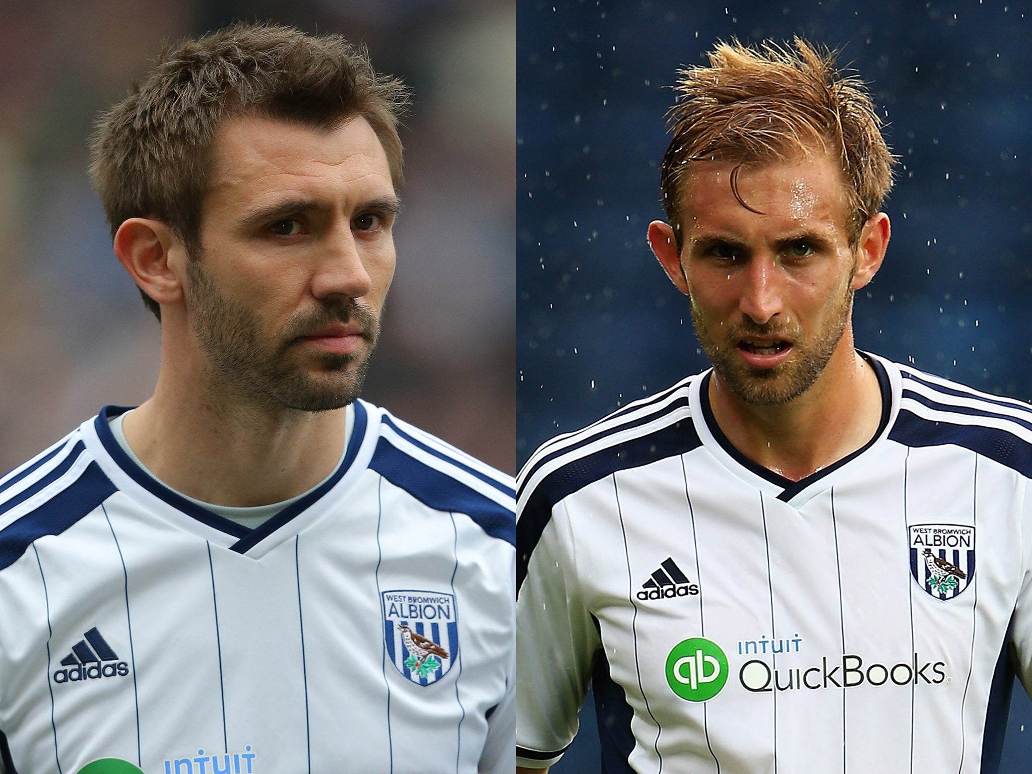 Gareth McAuley (left) and Craig Dawson (right)