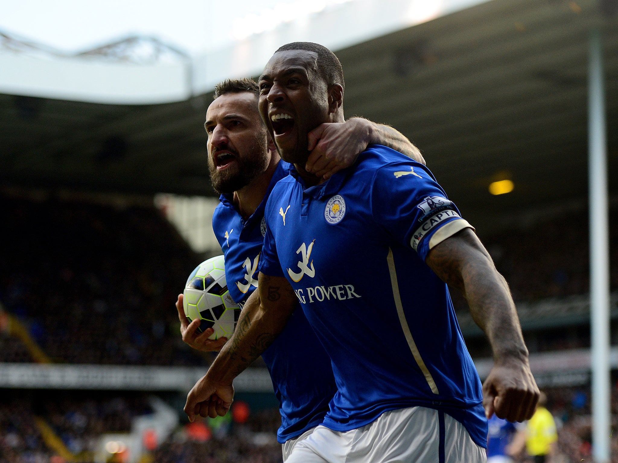 Leicester captain Wes Morgan