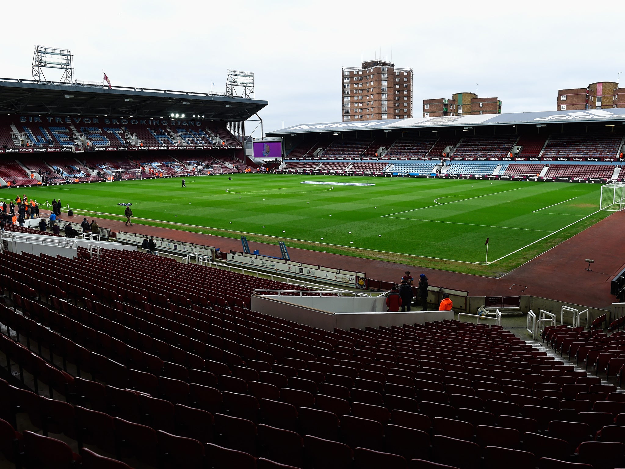 West Ham's current stadium Upton Park