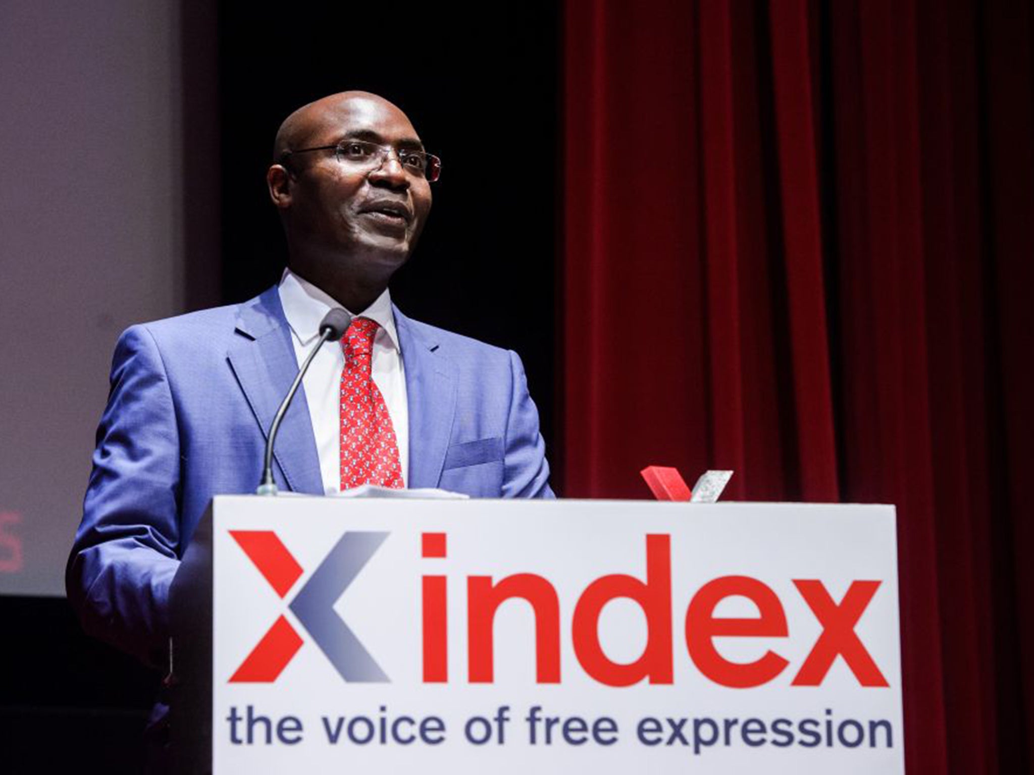 Rafael Marques de Morais at an Index on Censorship event