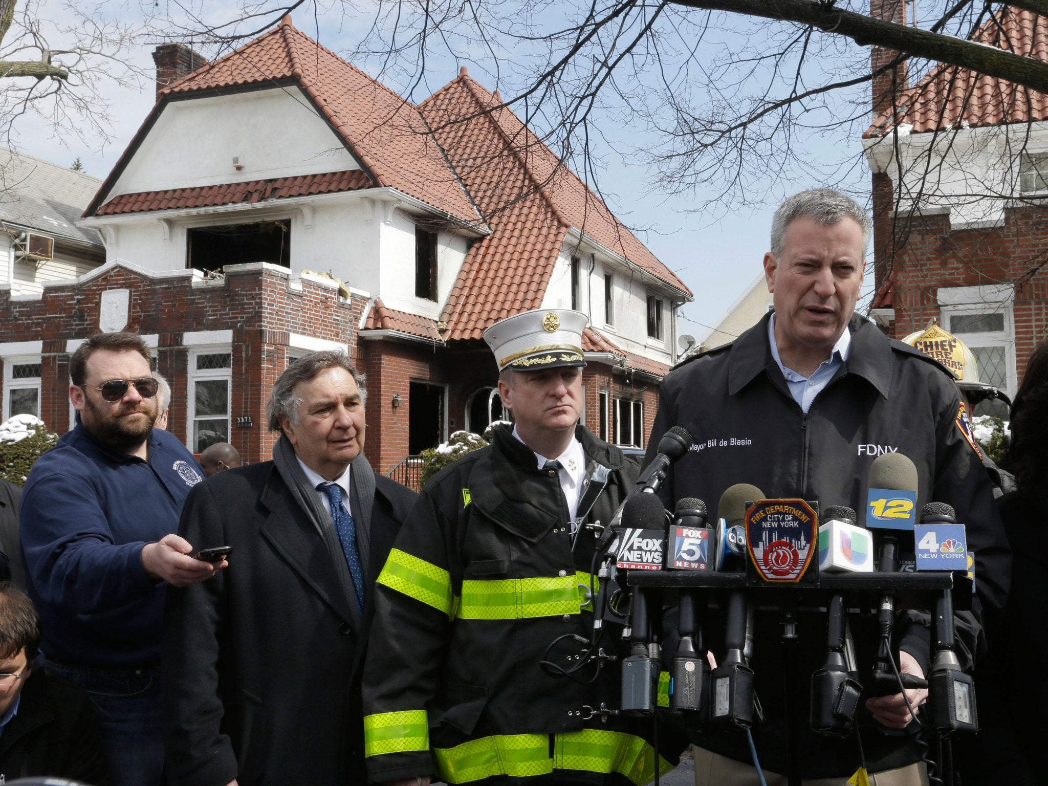 The Mayor of New York City, Bill de Blasio, called the fire a 'tragedy'