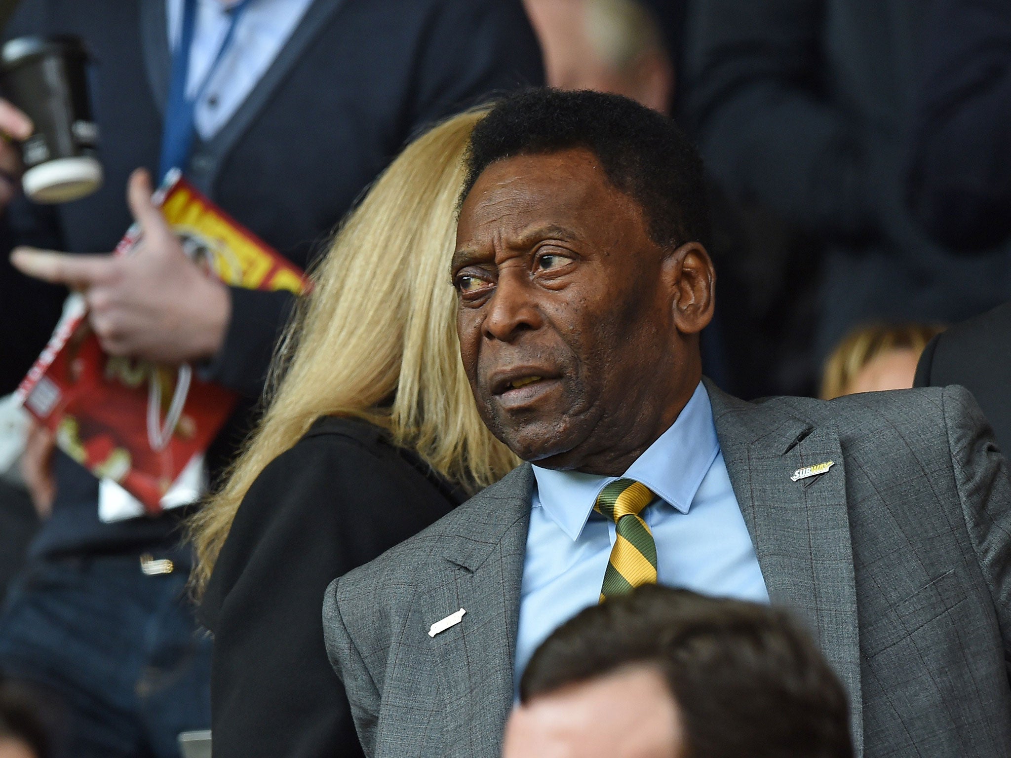 Pele was at Anfield for Liverpool vs Manchester United