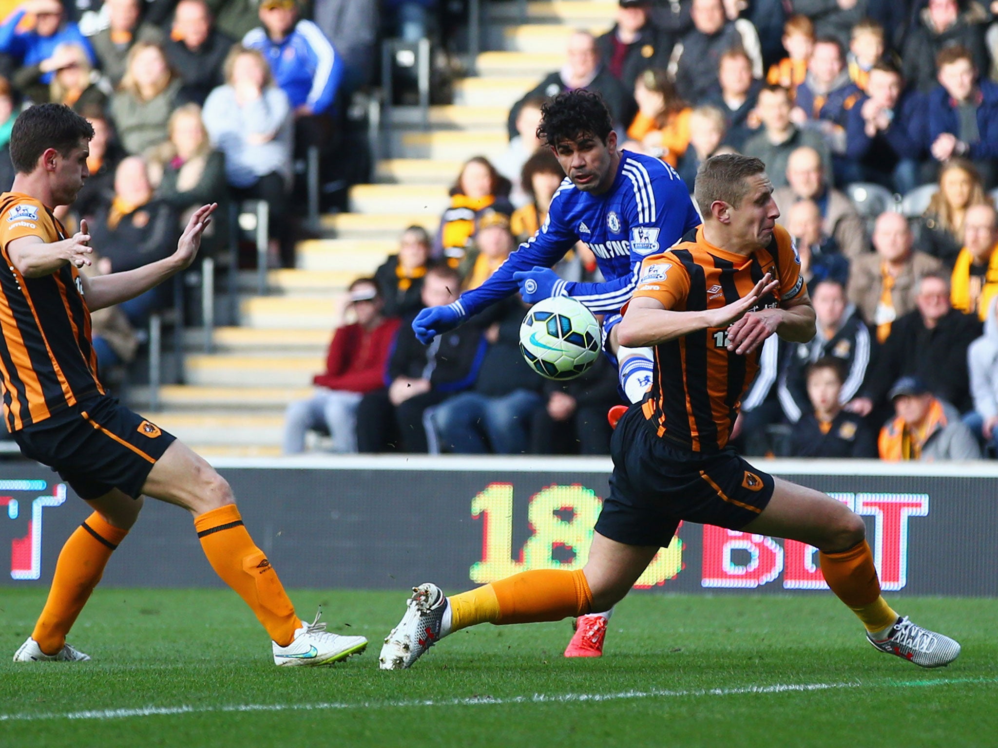 Diego Costa curls in Chelsea's second