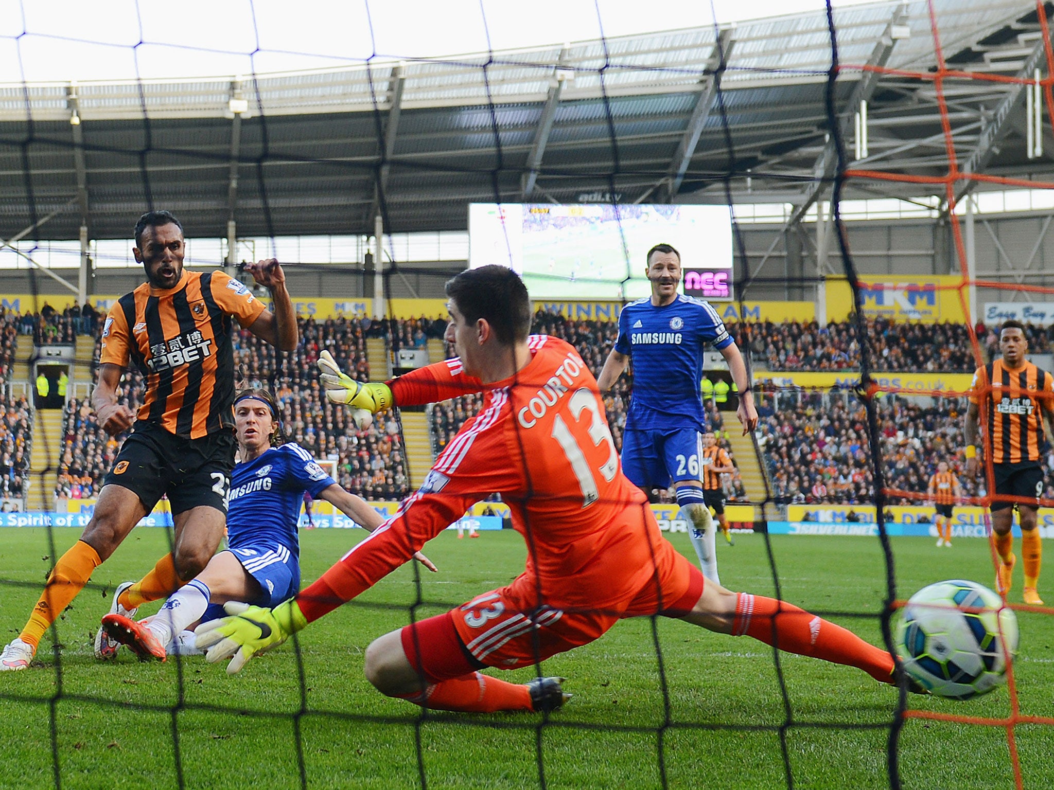 Ahmed Elmohamady pulls one back for Hull