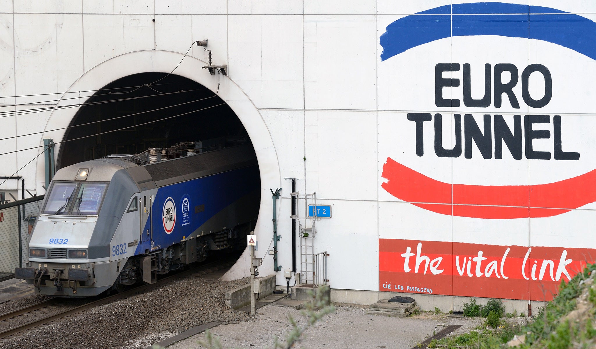 On peak days, 12,000 cars leave Folkestone on Eurotunnel (AFP/Getty)