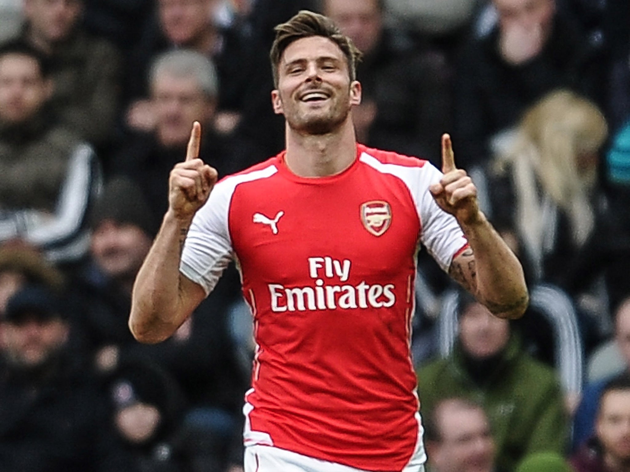 Olivier Giroud has scored 11 goals in his last 14 games