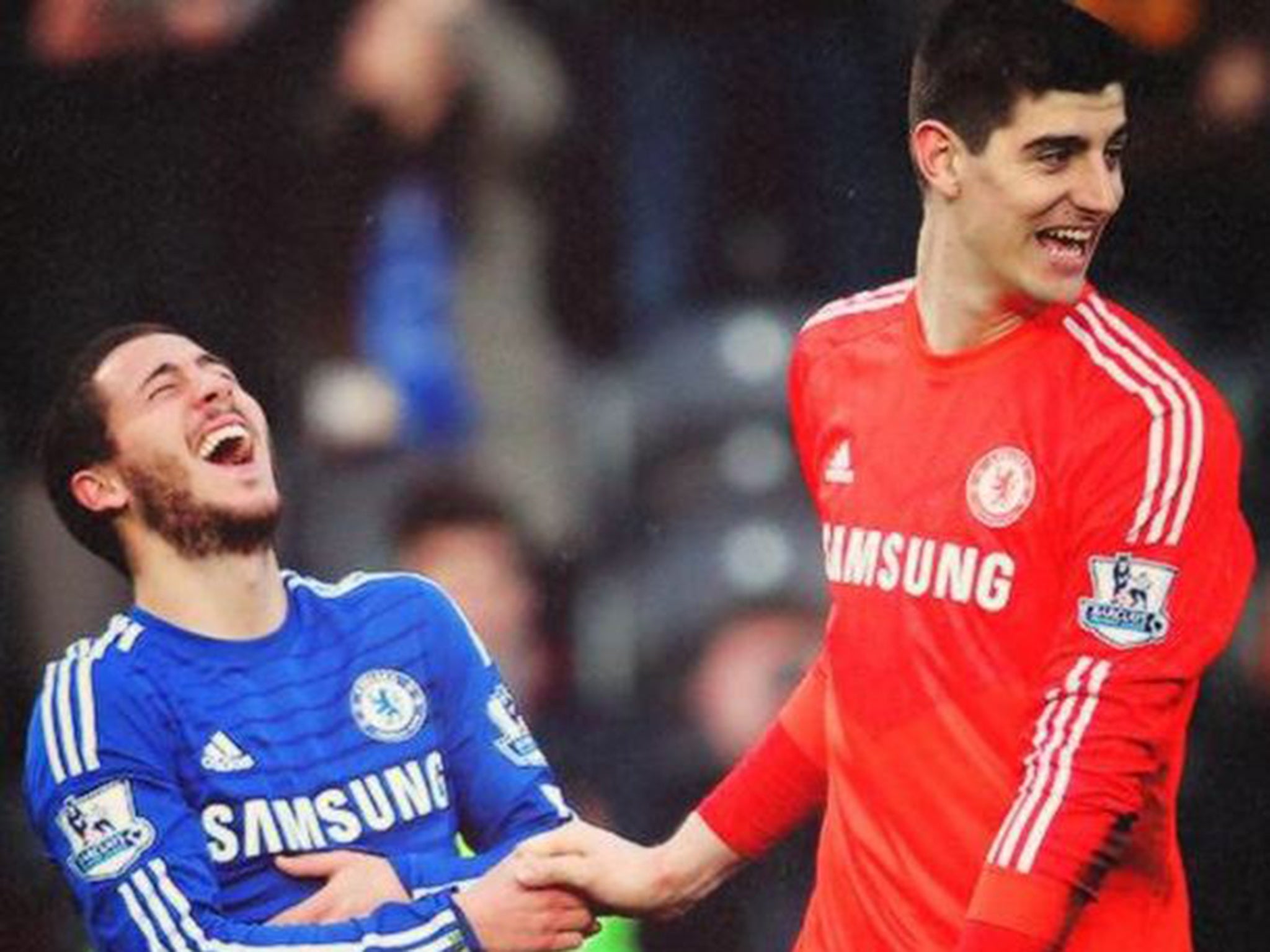 Eden Hazard is happy at Chelsea