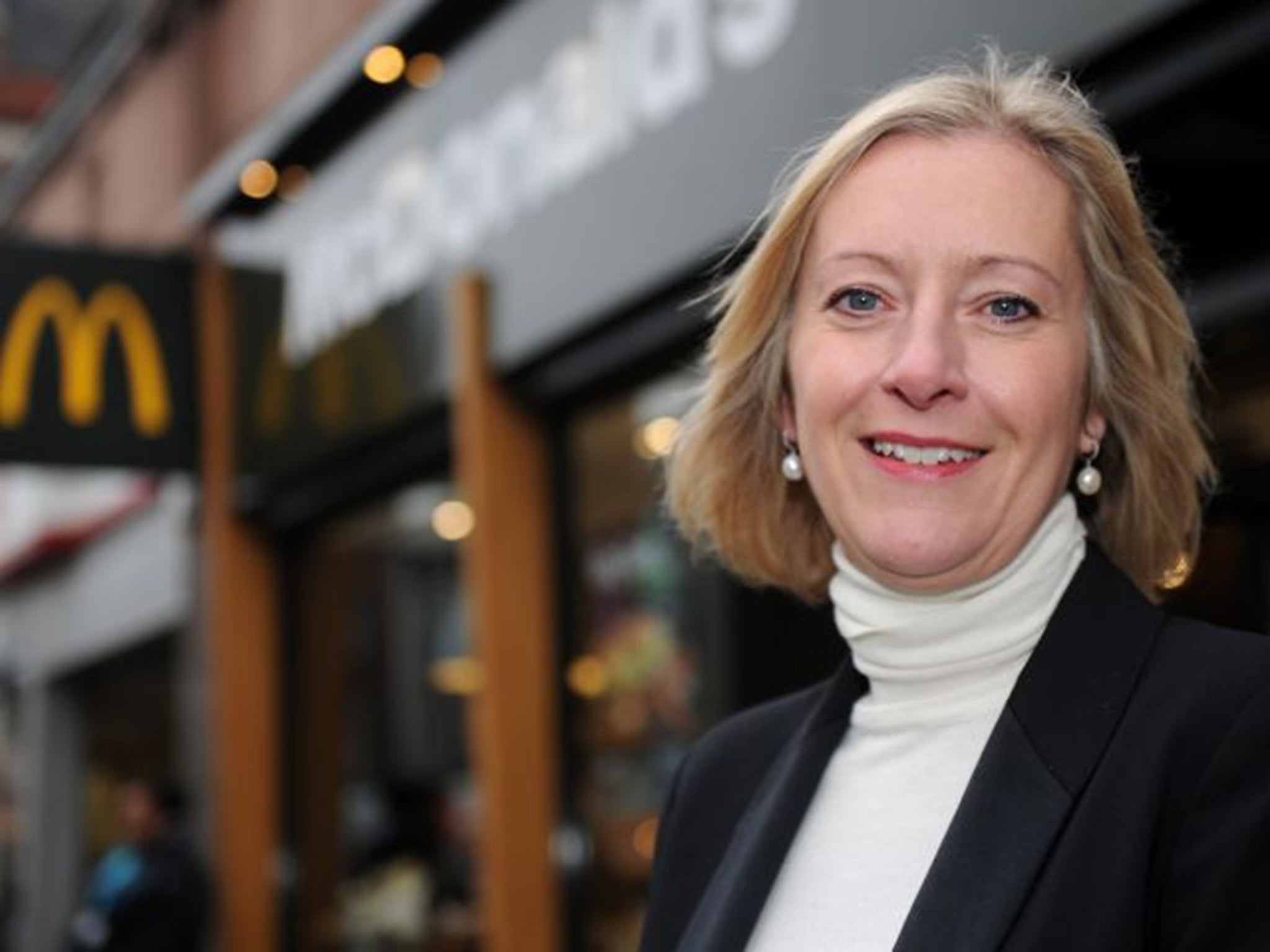 Jill McDonald outside one of her former employers