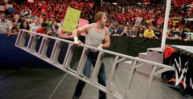 Ambrose introduces a ladder into the equation