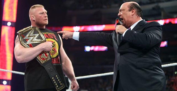 Paul Heyman talks up Brock Lesnar