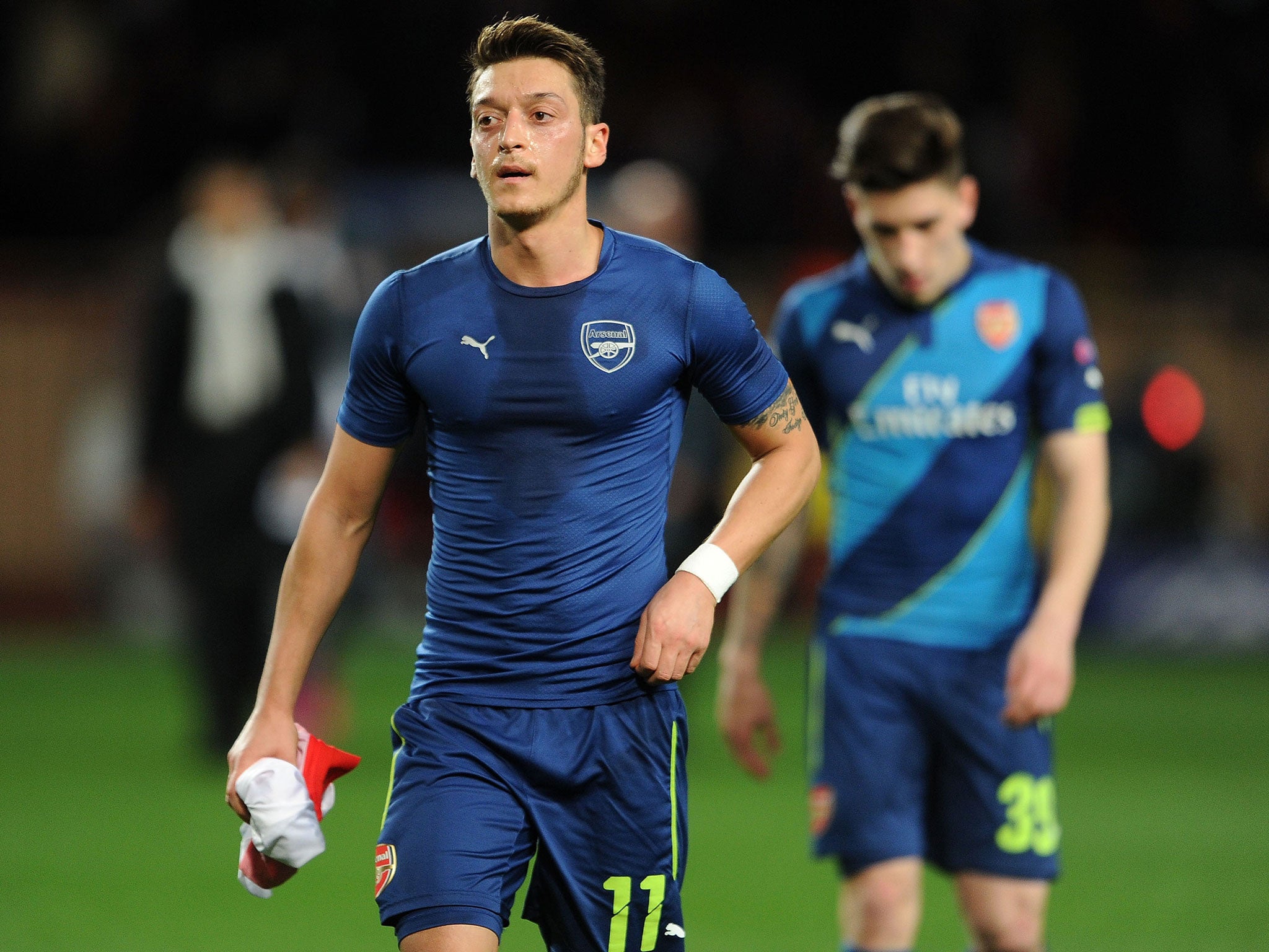 Arsenal midfielder Mesut Ozil