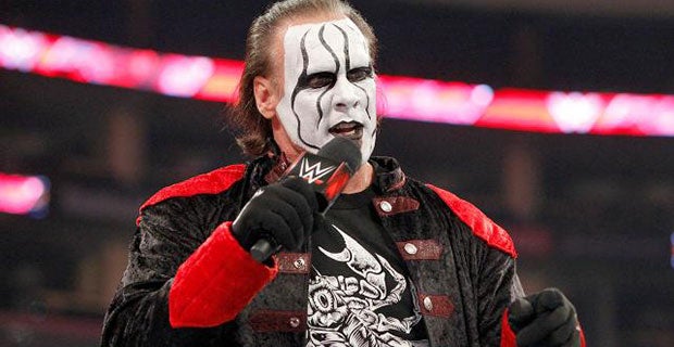 Sting speaks for the first time since his WWE debut