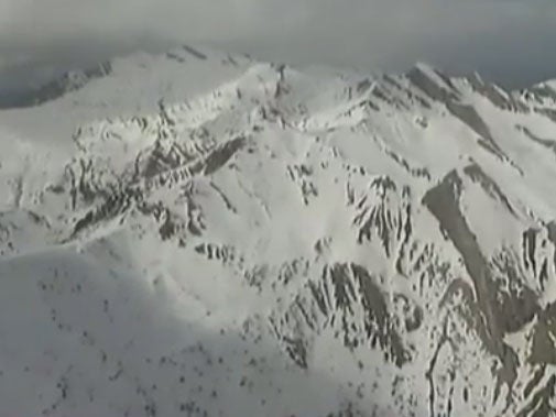 The area where Airbus A320 has crashed in the French Alps